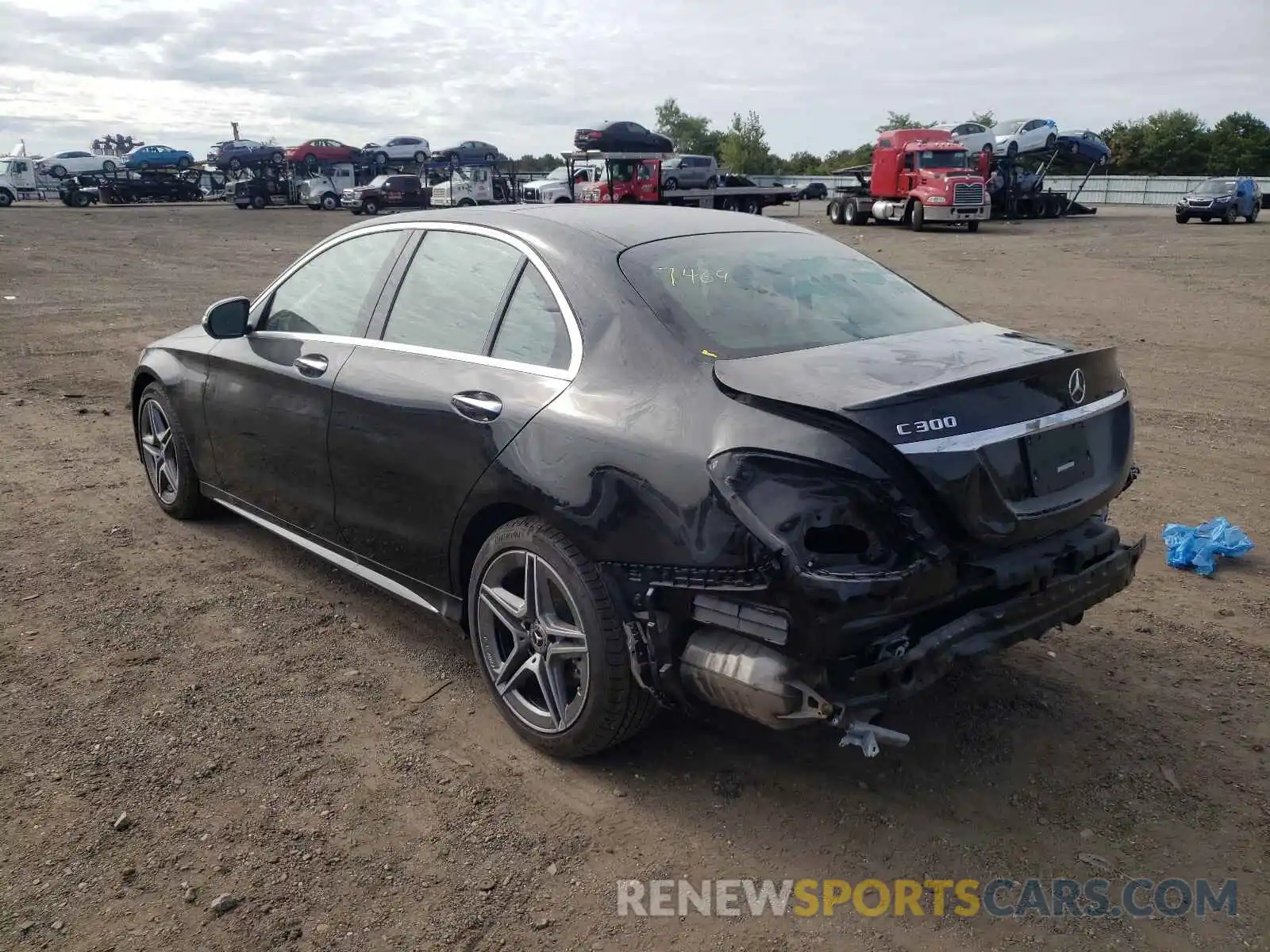 3 Photograph of a damaged car WDDWF8EB4LR550826 MERCEDES-BENZ C-CLASS 2020