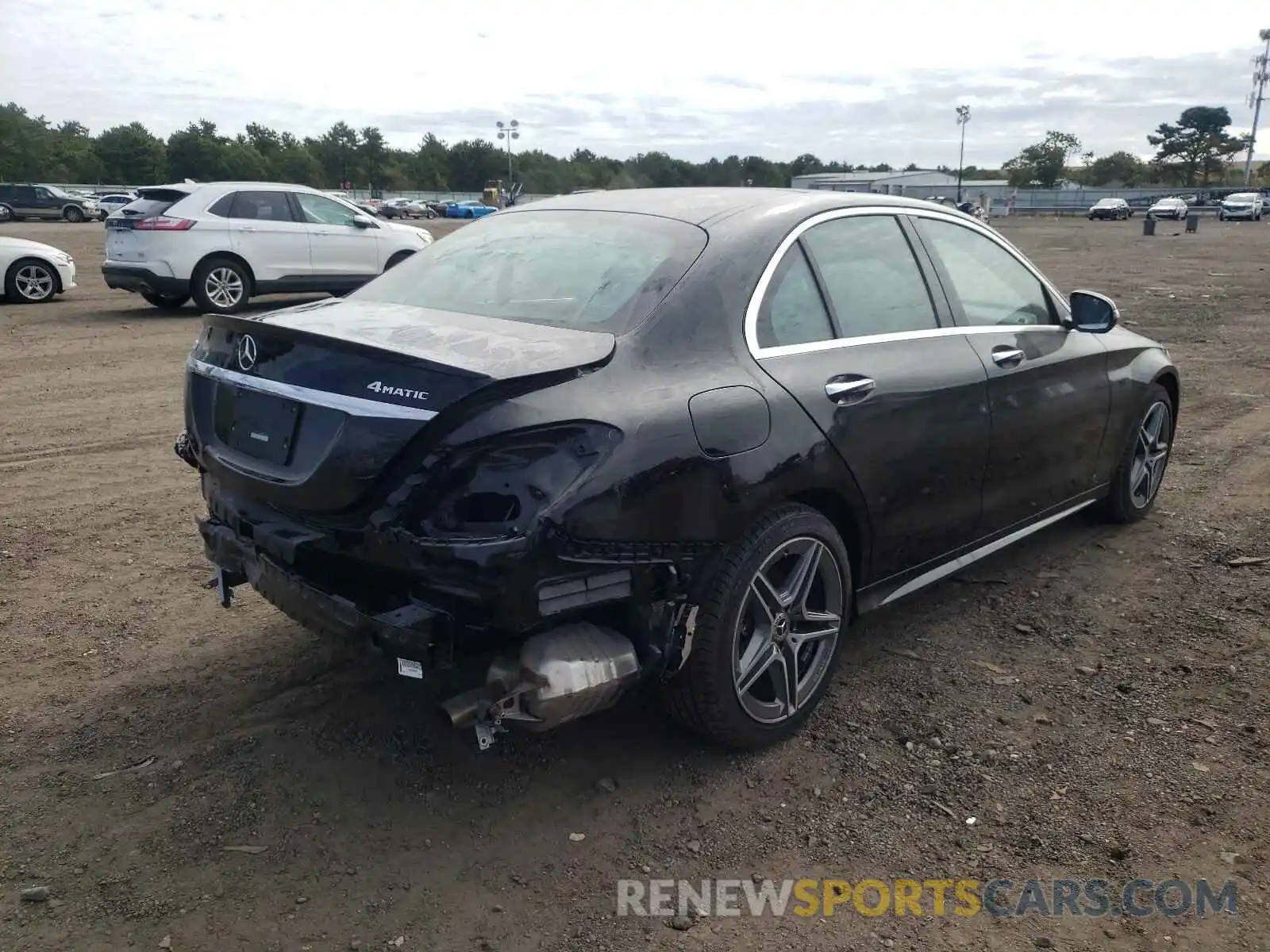 4 Photograph of a damaged car WDDWF8EB4LR550826 MERCEDES-BENZ C-CLASS 2020