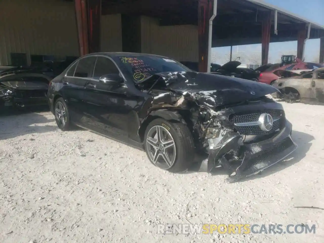 1 Photograph of a damaged car WDDWF8EB4LR562474 MERCEDES-BENZ C-CLASS 2020