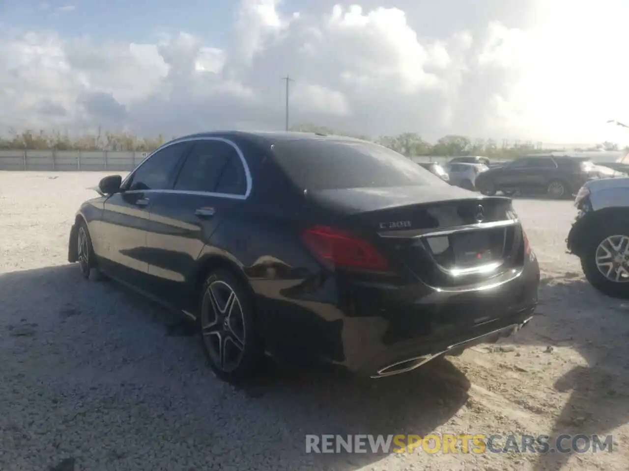 3 Photograph of a damaged car WDDWF8EB4LR562474 MERCEDES-BENZ C-CLASS 2020