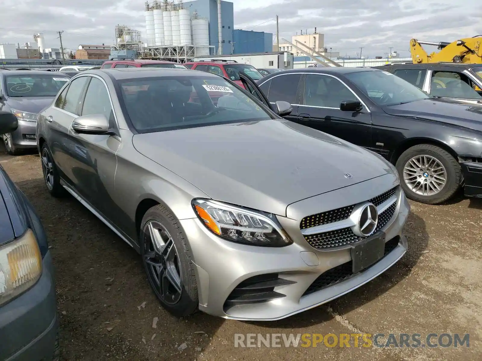 1 Photograph of a damaged car WDDWF8EB4LR563429 MERCEDES-BENZ C CLASS 2020