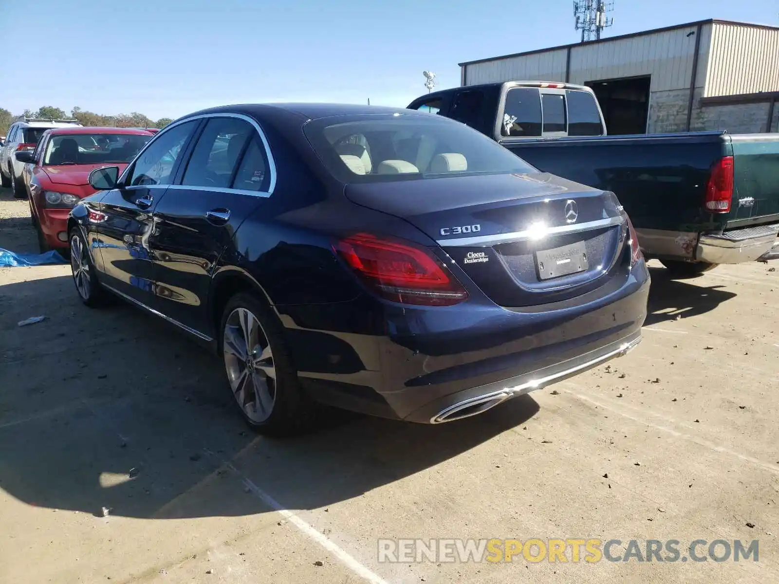 3 Photograph of a damaged car WDDWF8EB5LR539575 MERCEDES-BENZ C-CLASS 2020