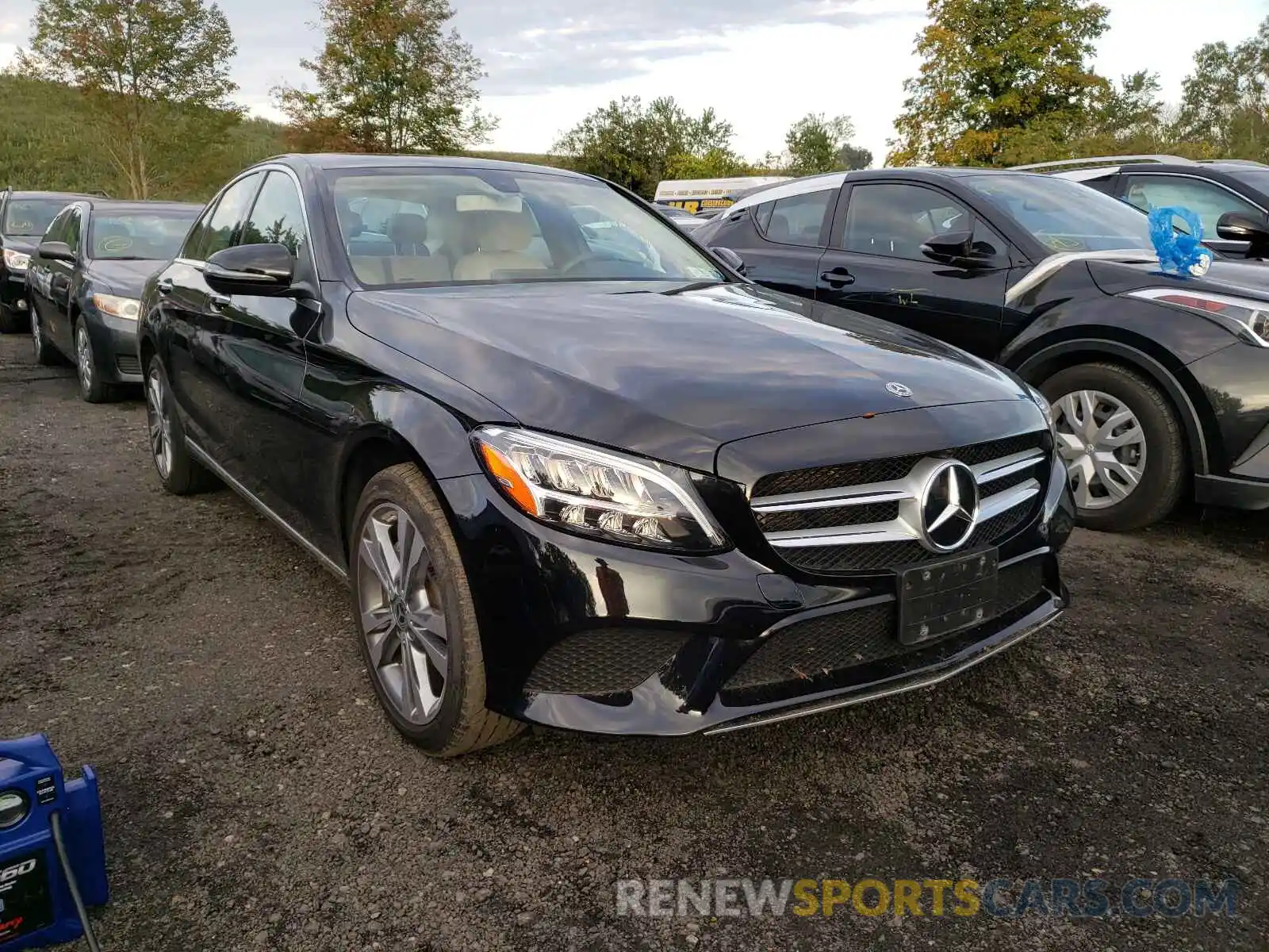 1 Photograph of a damaged car WDDWF8EB5LR542766 MERCEDES-BENZ C-CLASS 2020