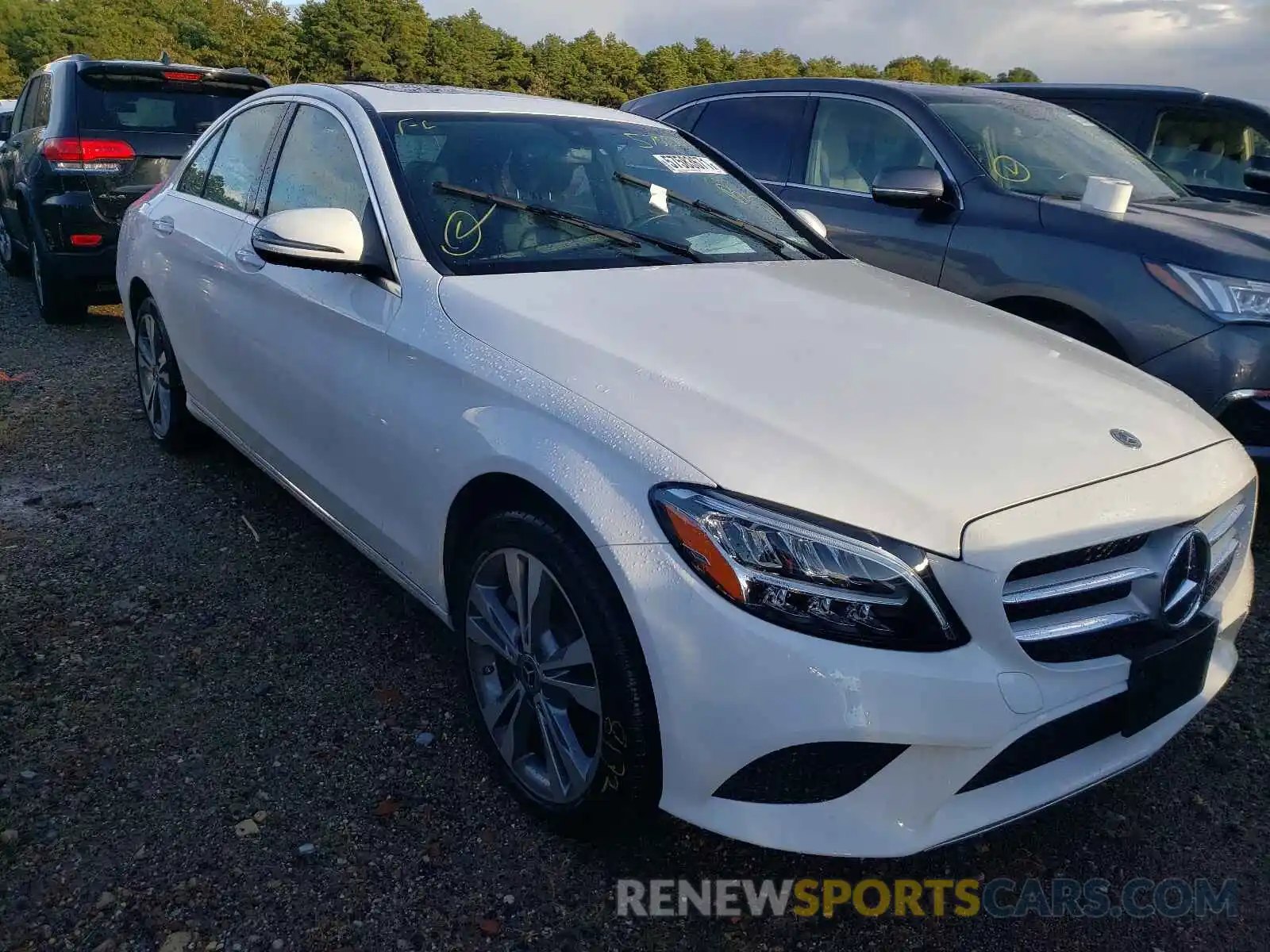 1 Photograph of a damaged car WDDWF8EB5LR545439 MERCEDES-BENZ C-CLASS 2020