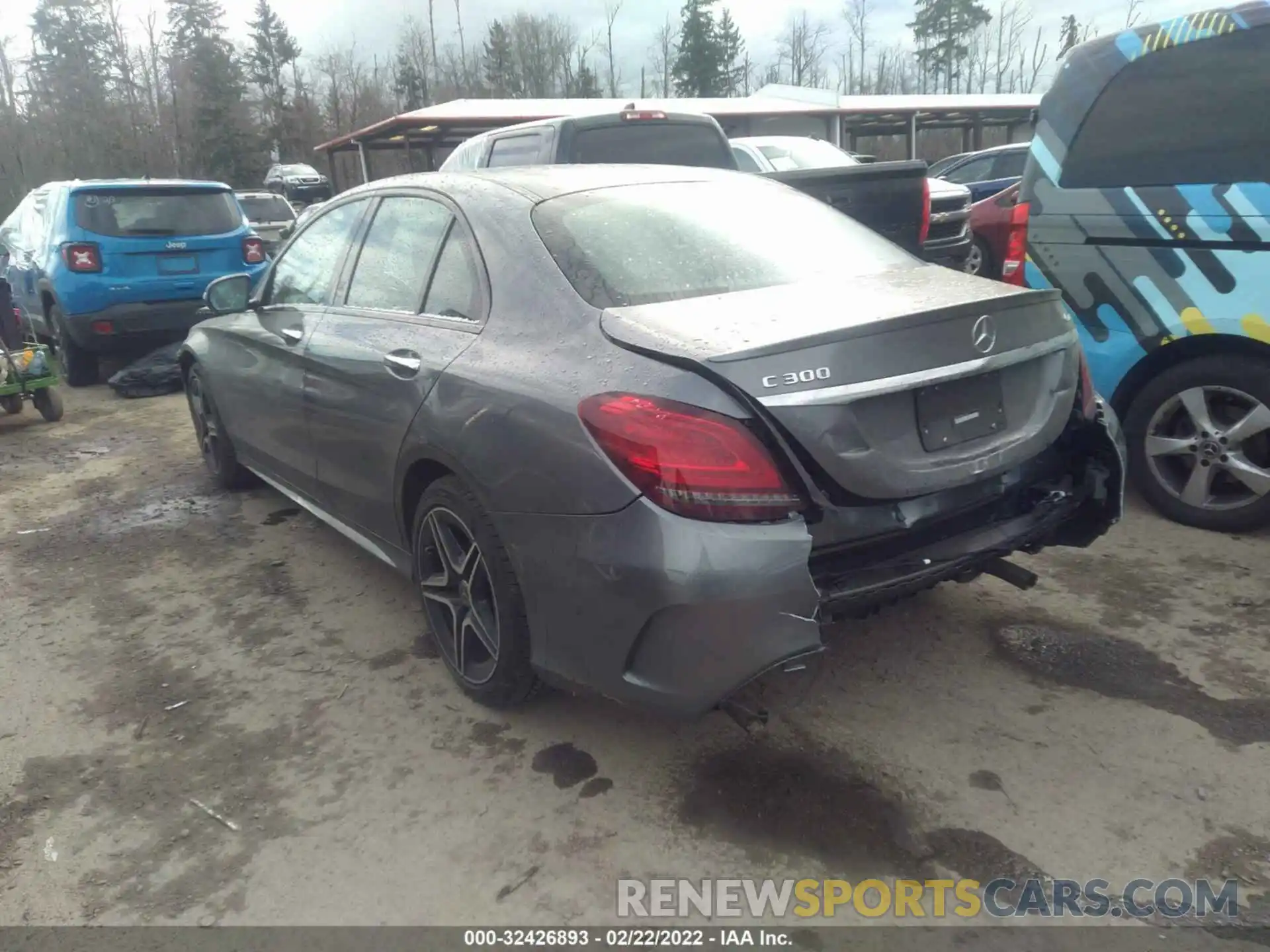 3 Photograph of a damaged car WDDWF8EB5LR556232 MERCEDES-BENZ C-CLASS 2020