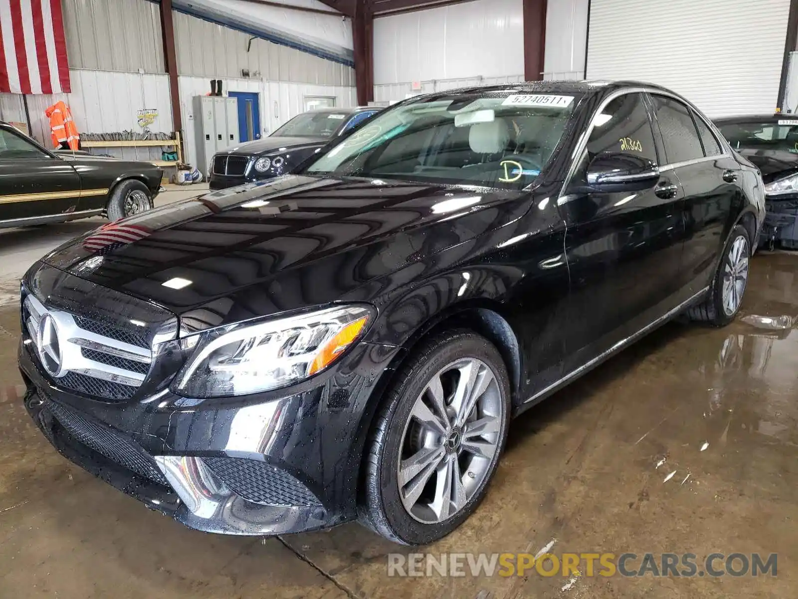 2 Photograph of a damaged car WDDWF8EB5LR561298 MERCEDES-BENZ C-CLASS 2020