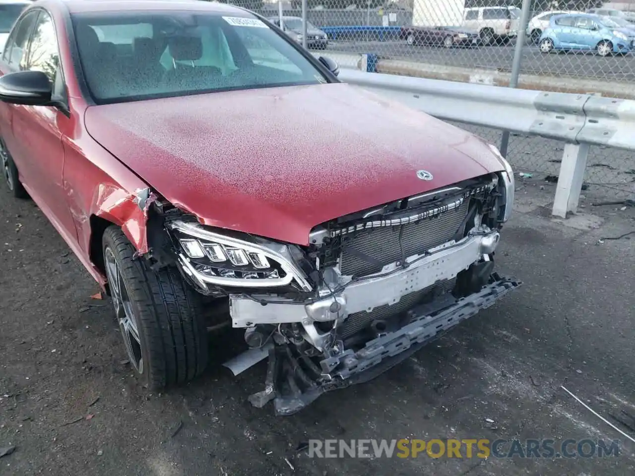 9 Photograph of a damaged car WDDWF8EB6LR529296 MERCEDES-BENZ C-CLASS 2020