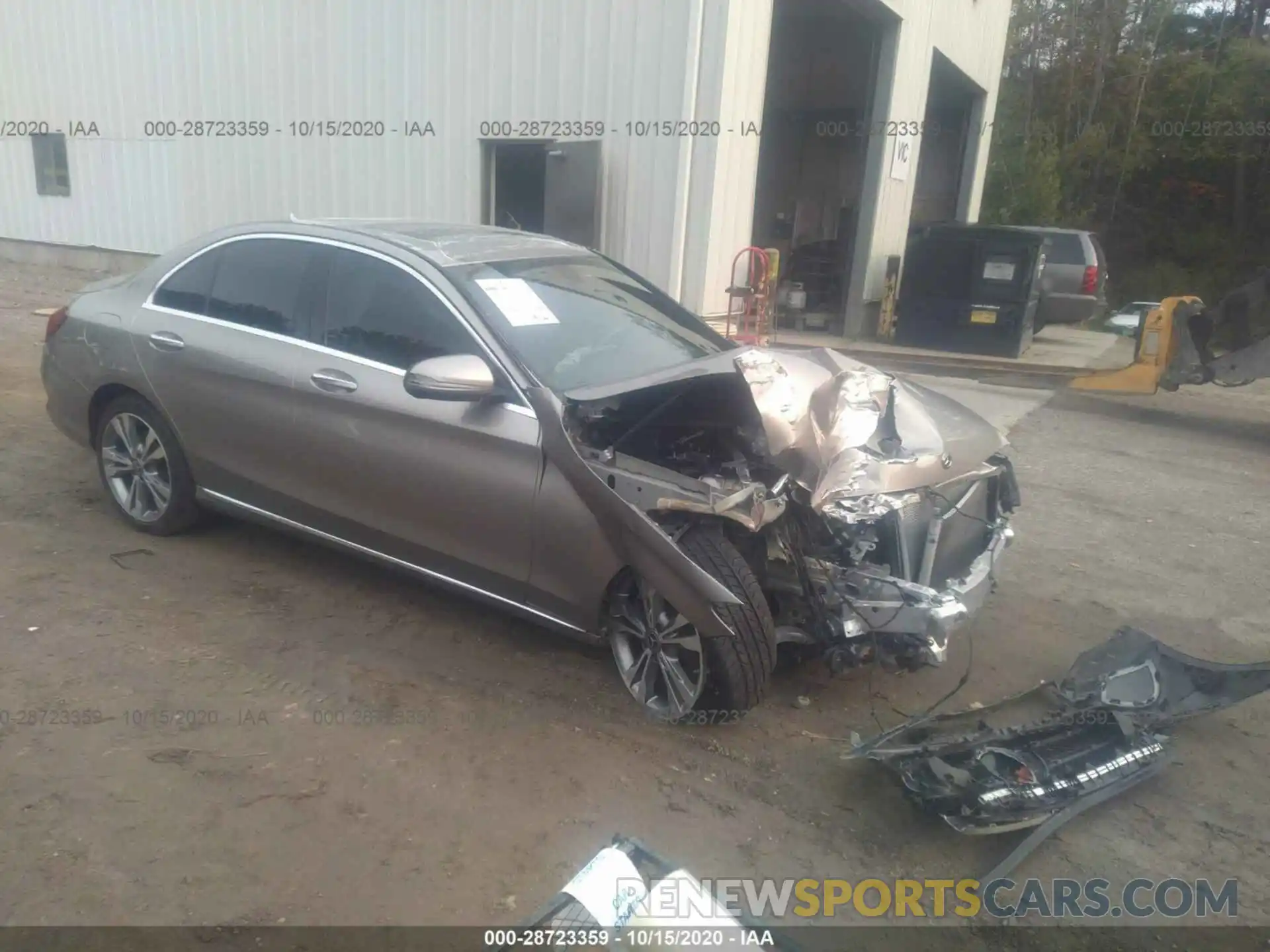 1 Photograph of a damaged car WDDWF8EB6LR533932 MERCEDES-BENZ C-CLASS 2020