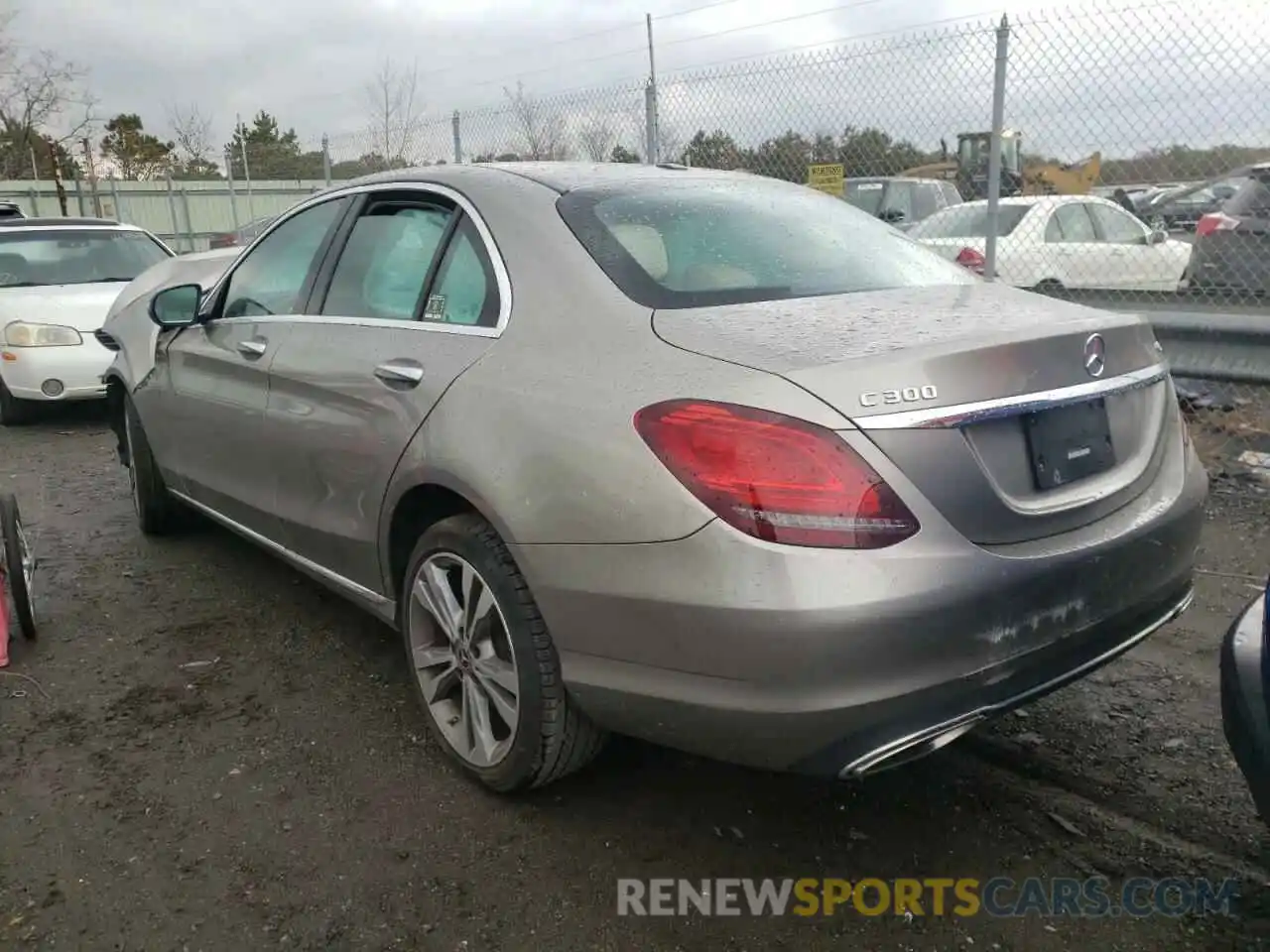 3 Photograph of a damaged car WDDWF8EB6LR537429 MERCEDES-BENZ C-CLASS 2020