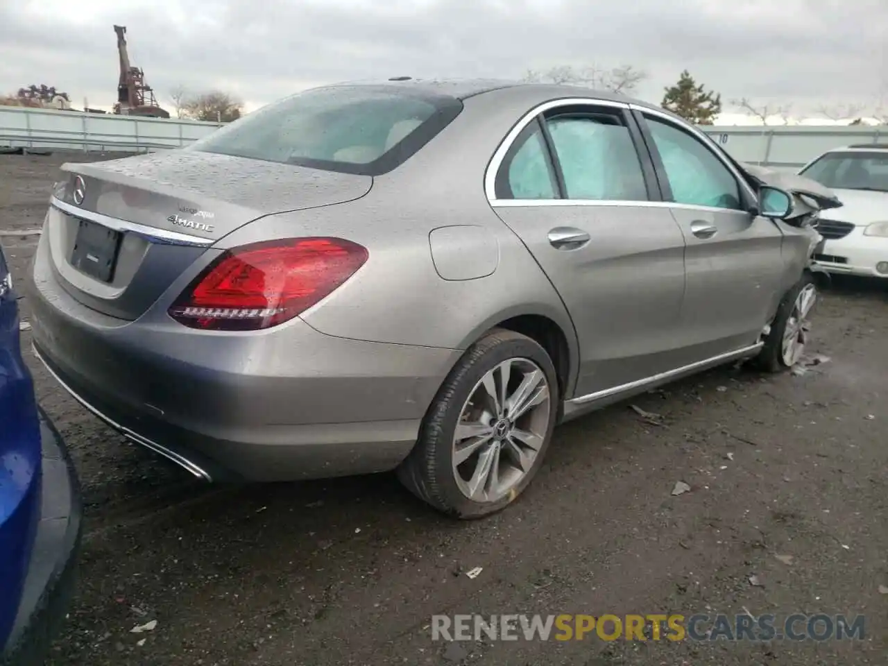 4 Photograph of a damaged car WDDWF8EB6LR537429 MERCEDES-BENZ C-CLASS 2020