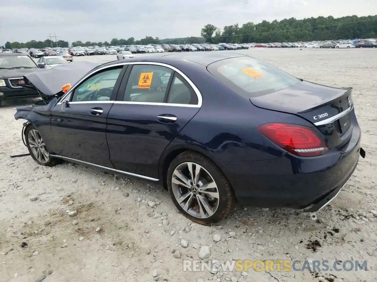 3 Photograph of a damaged car WDDWF8EB6LR542937 MERCEDES-BENZ C-CLASS 2020