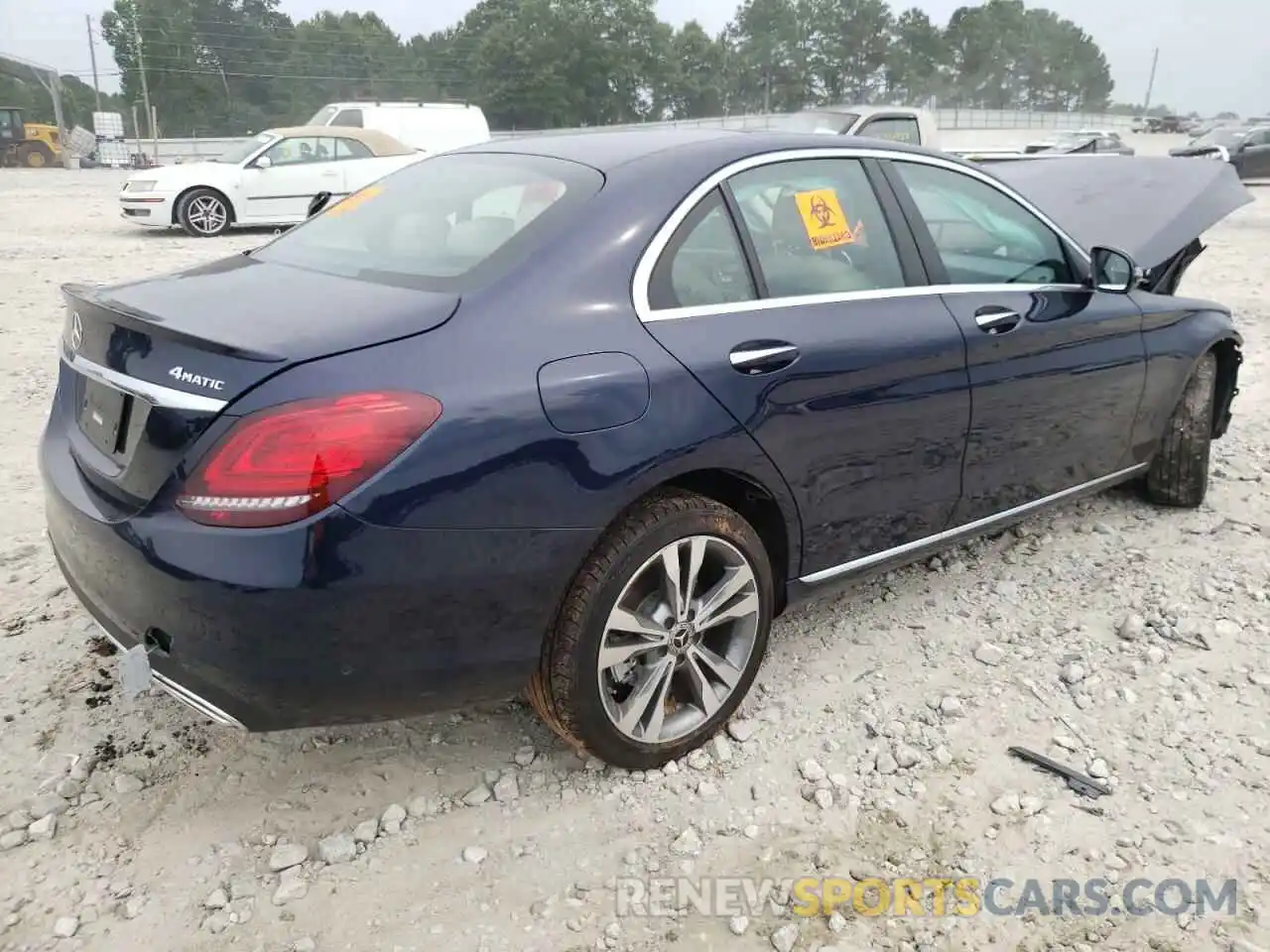 4 Photograph of a damaged car WDDWF8EB6LR542937 MERCEDES-BENZ C-CLASS 2020