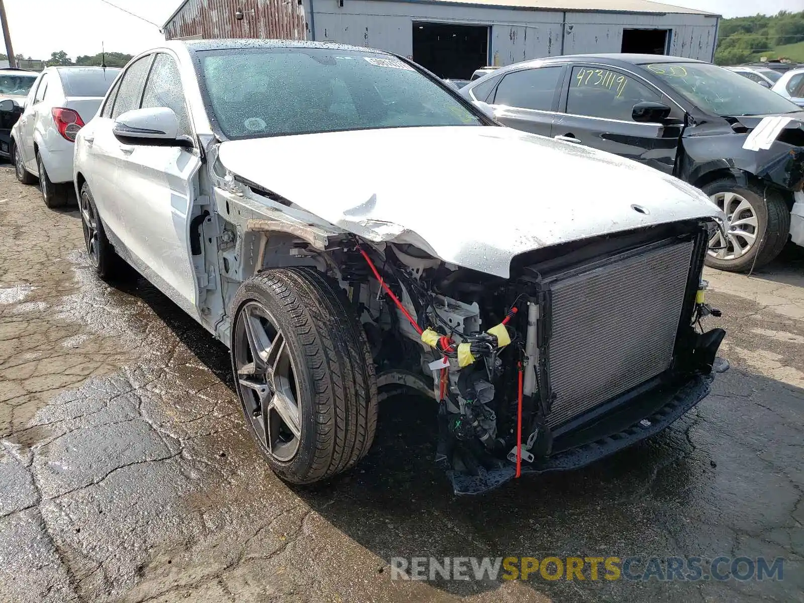 1 Photograph of a damaged car WDDWF8EB6LR558426 MERCEDES-BENZ C-CLASS 2020