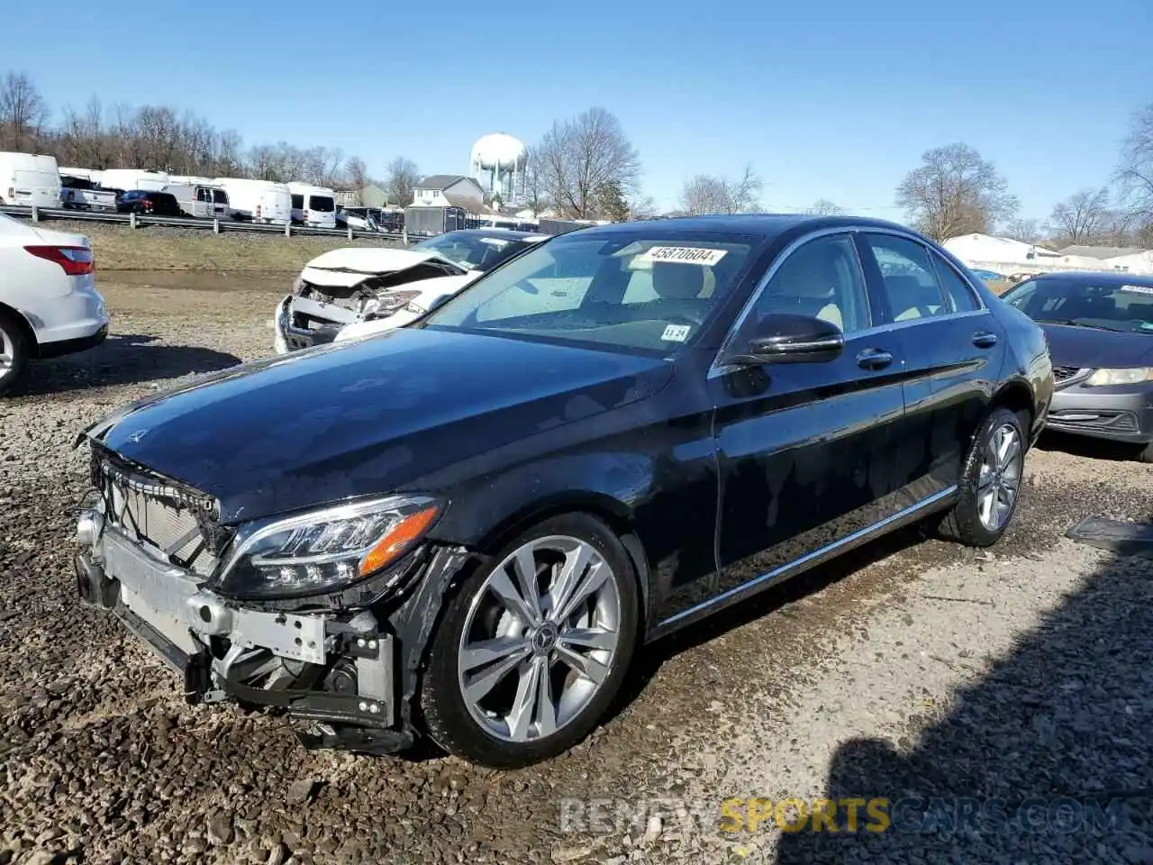 1 Photograph of a damaged car WDDWF8EB7LR533048 MERCEDES-BENZ C-CLASS 2020