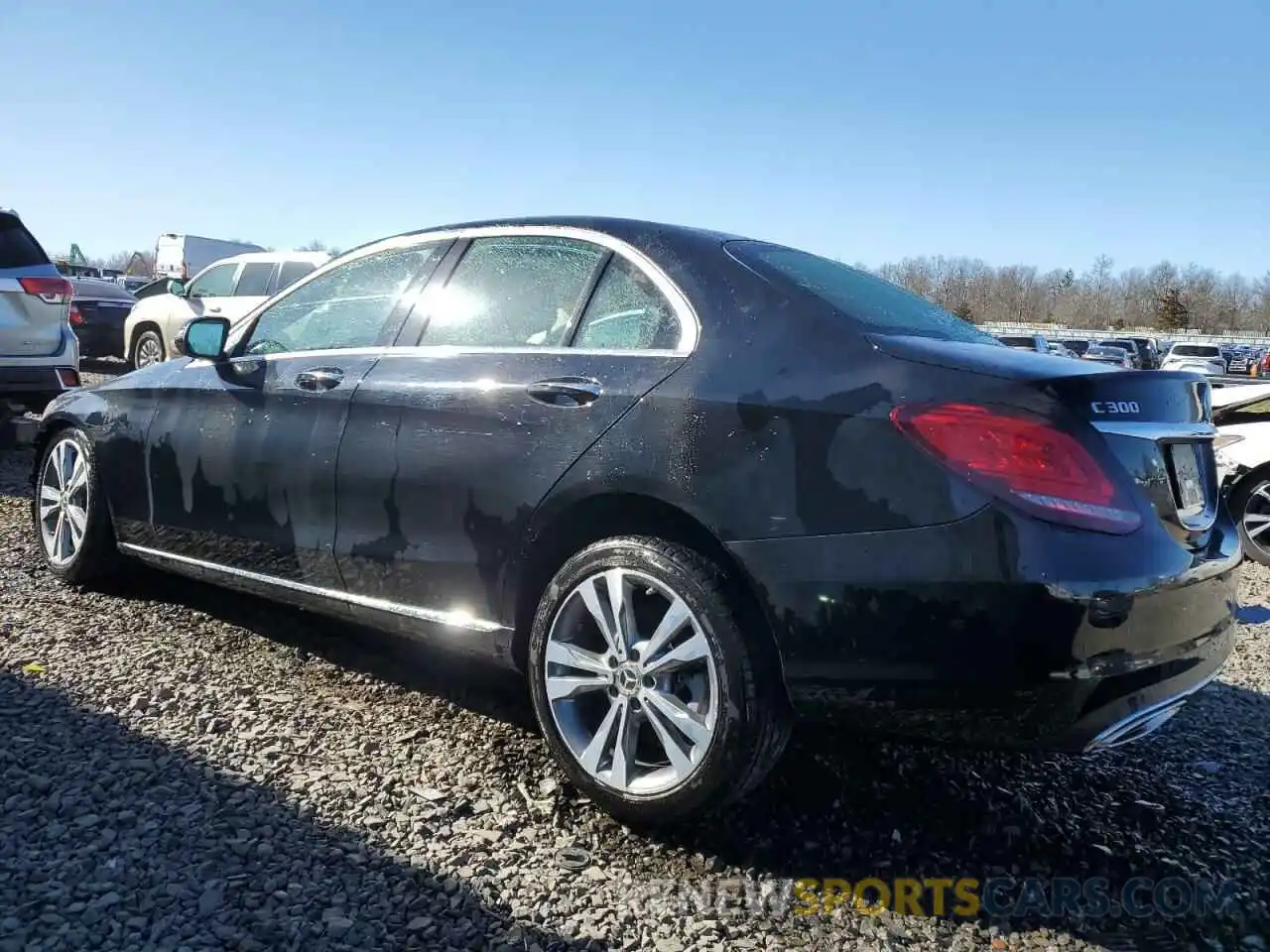 2 Photograph of a damaged car WDDWF8EB7LR533048 MERCEDES-BENZ C-CLASS 2020