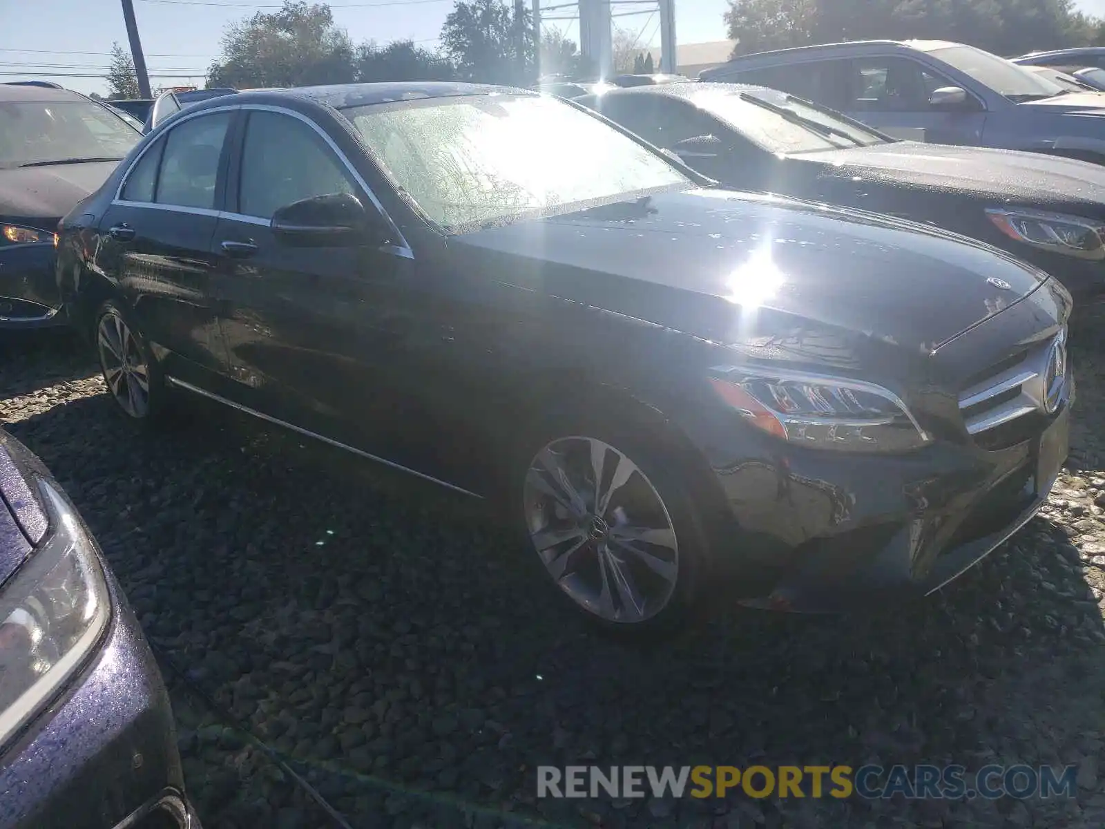 1 Photograph of a damaged car WDDWF8EB7LR544339 MERCEDES-BENZ C-CLASS 2020