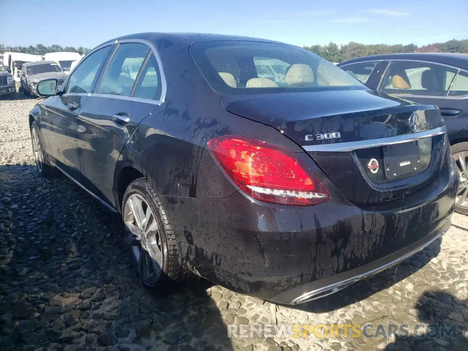 3 Photograph of a damaged car WDDWF8EB7LR544339 MERCEDES-BENZ C-CLASS 2020