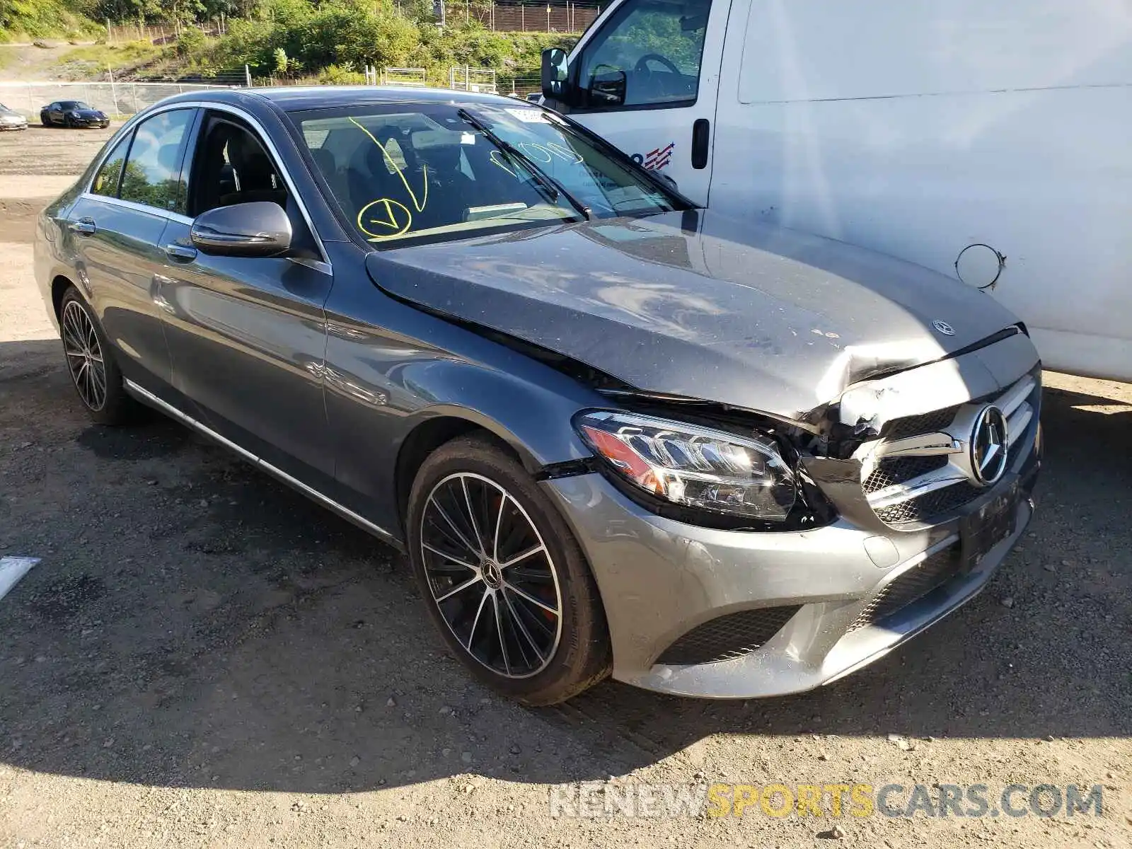 1 Photograph of a damaged car WDDWF8EB7LR552859 MERCEDES-BENZ C-CLASS 2020