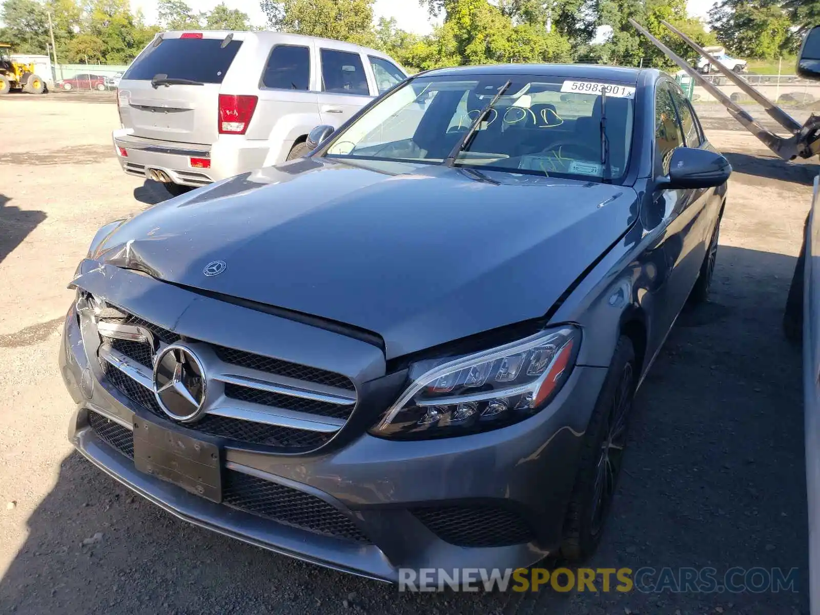 2 Photograph of a damaged car WDDWF8EB7LR552859 MERCEDES-BENZ C-CLASS 2020