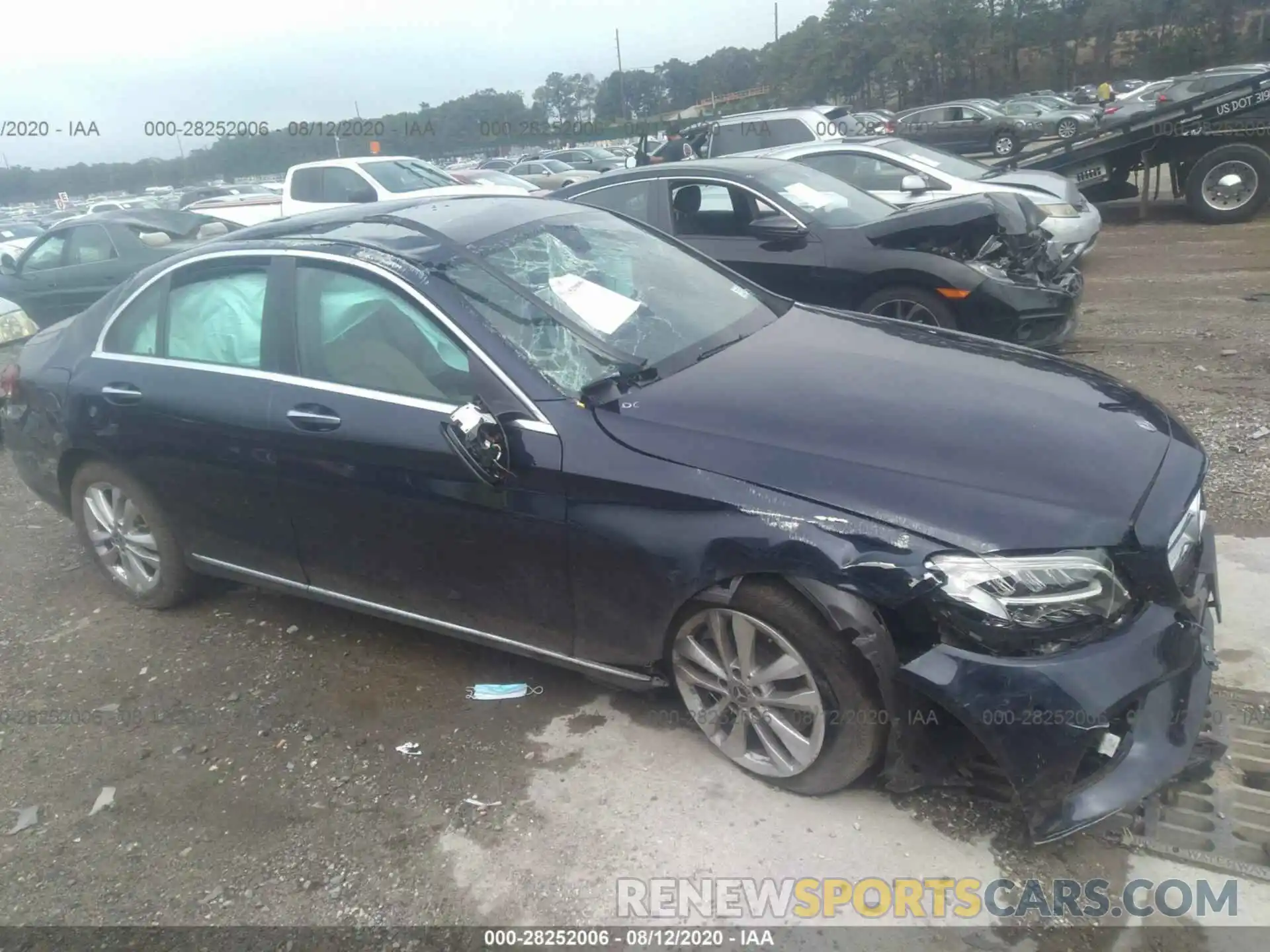 6 Photograph of a damaged car WDDWF8EB7LR558452 MERCEDES-BENZ C-CLASS 2020