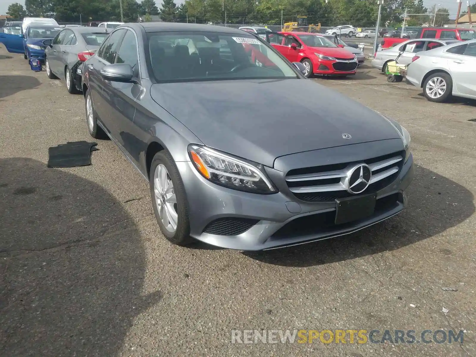 1 Photograph of a damaged car WDDWF8EB7LR560329 MERCEDES-BENZ C CLASS 2020