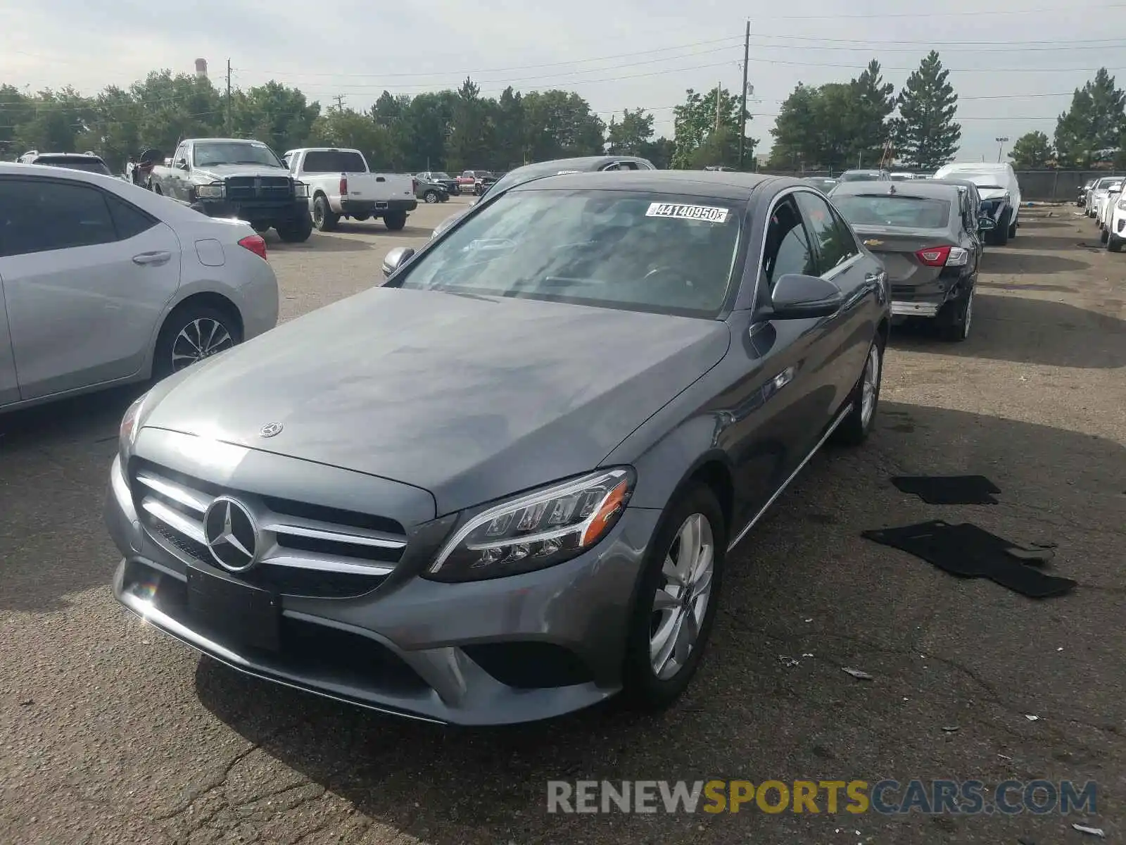 2 Photograph of a damaged car WDDWF8EB7LR560329 MERCEDES-BENZ C CLASS 2020