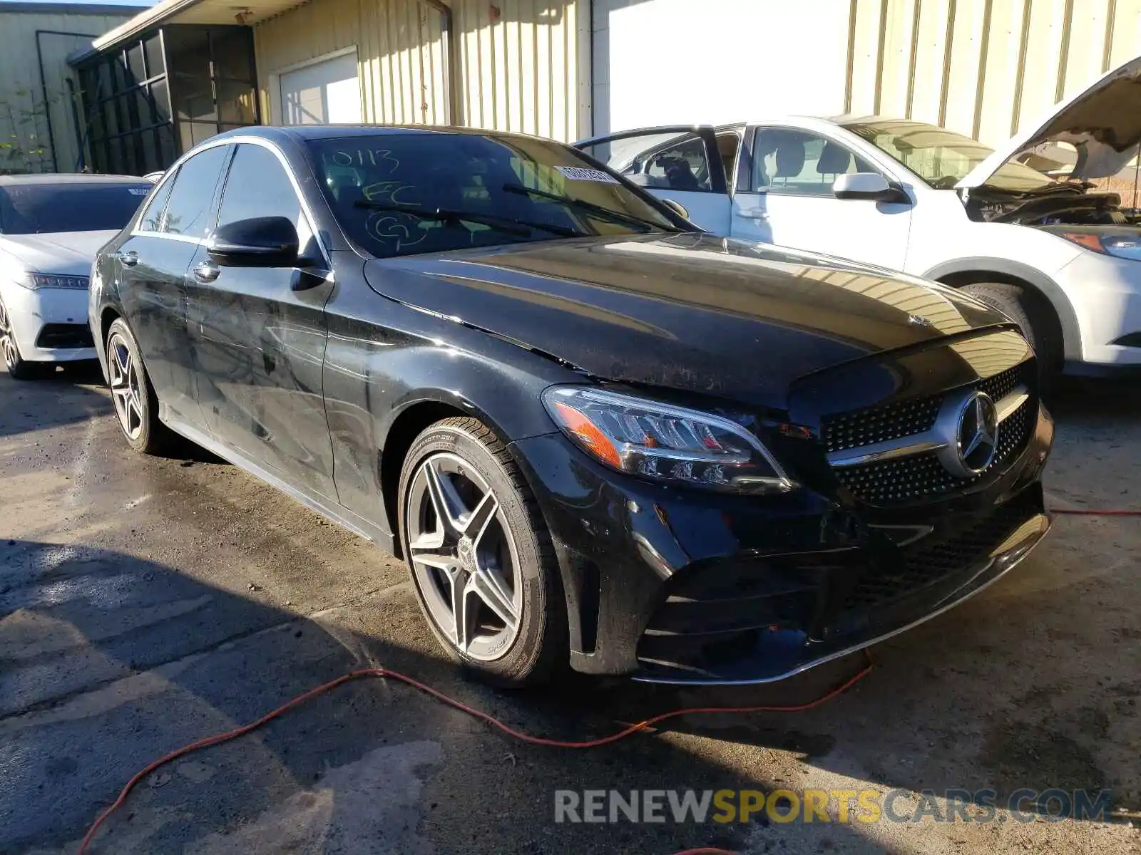 1 Photograph of a damaged car WDDWF8EB8LR551347 MERCEDES-BENZ C-CLASS 2020