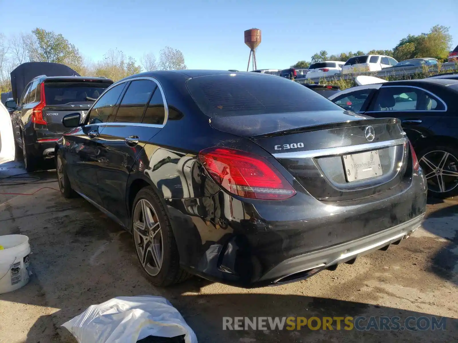 3 Photograph of a damaged car WDDWF8EB8LR551347 MERCEDES-BENZ C-CLASS 2020