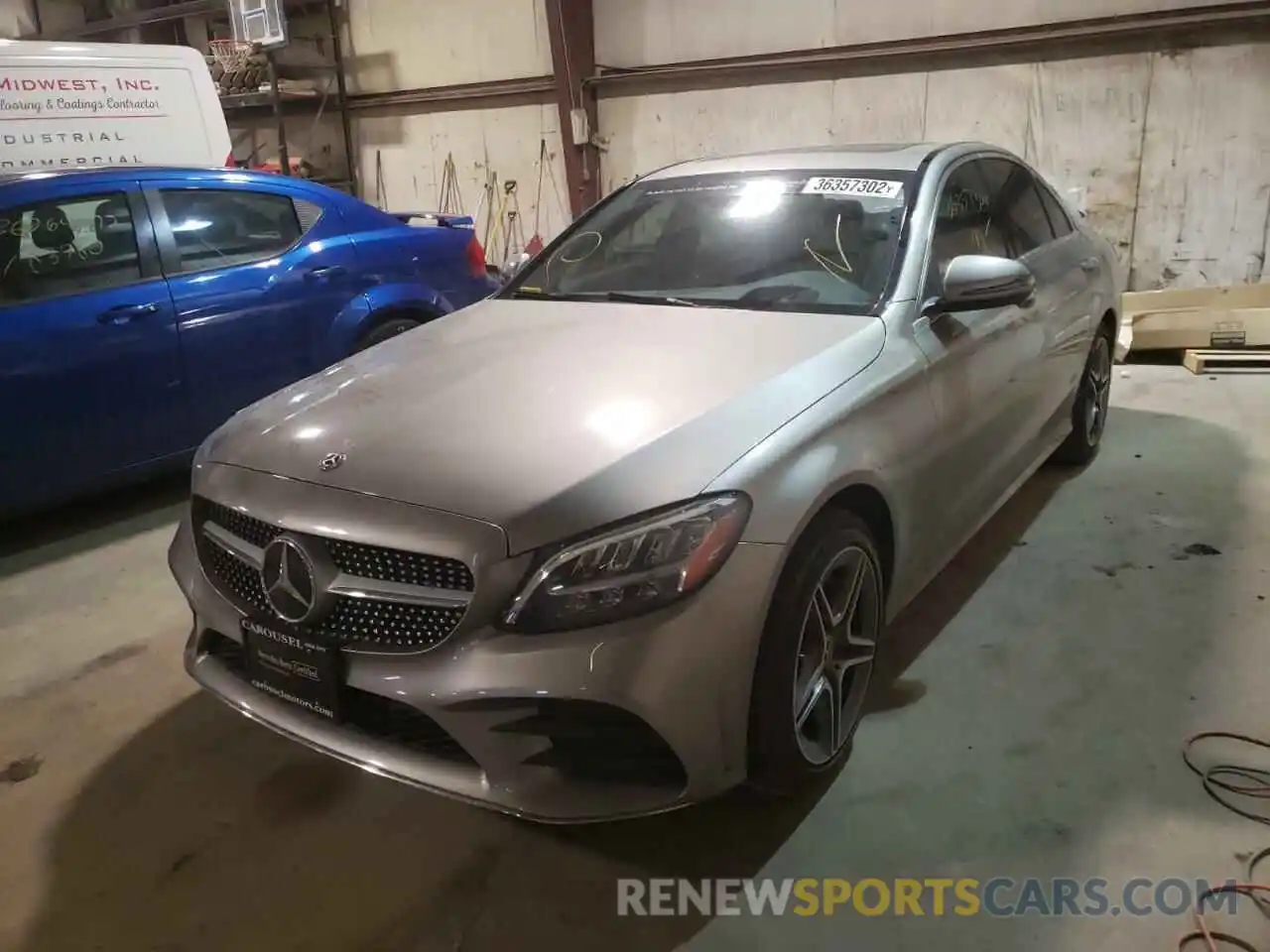 2 Photograph of a damaged car WDDWF8EB8LR551445 MERCEDES-BENZ C-CLASS 2020