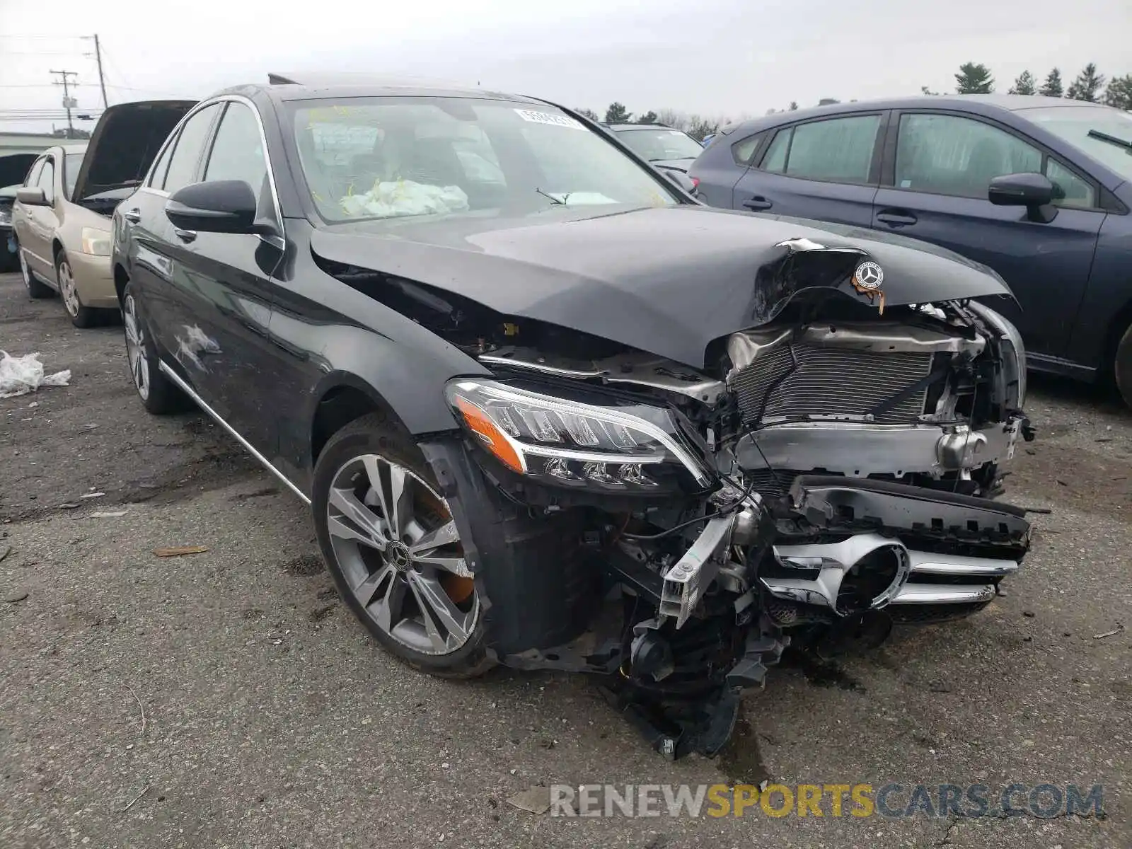 1 Photograph of a damaged car WDDWF8EB8LR555186 MERCEDES-BENZ C-CLASS 2020