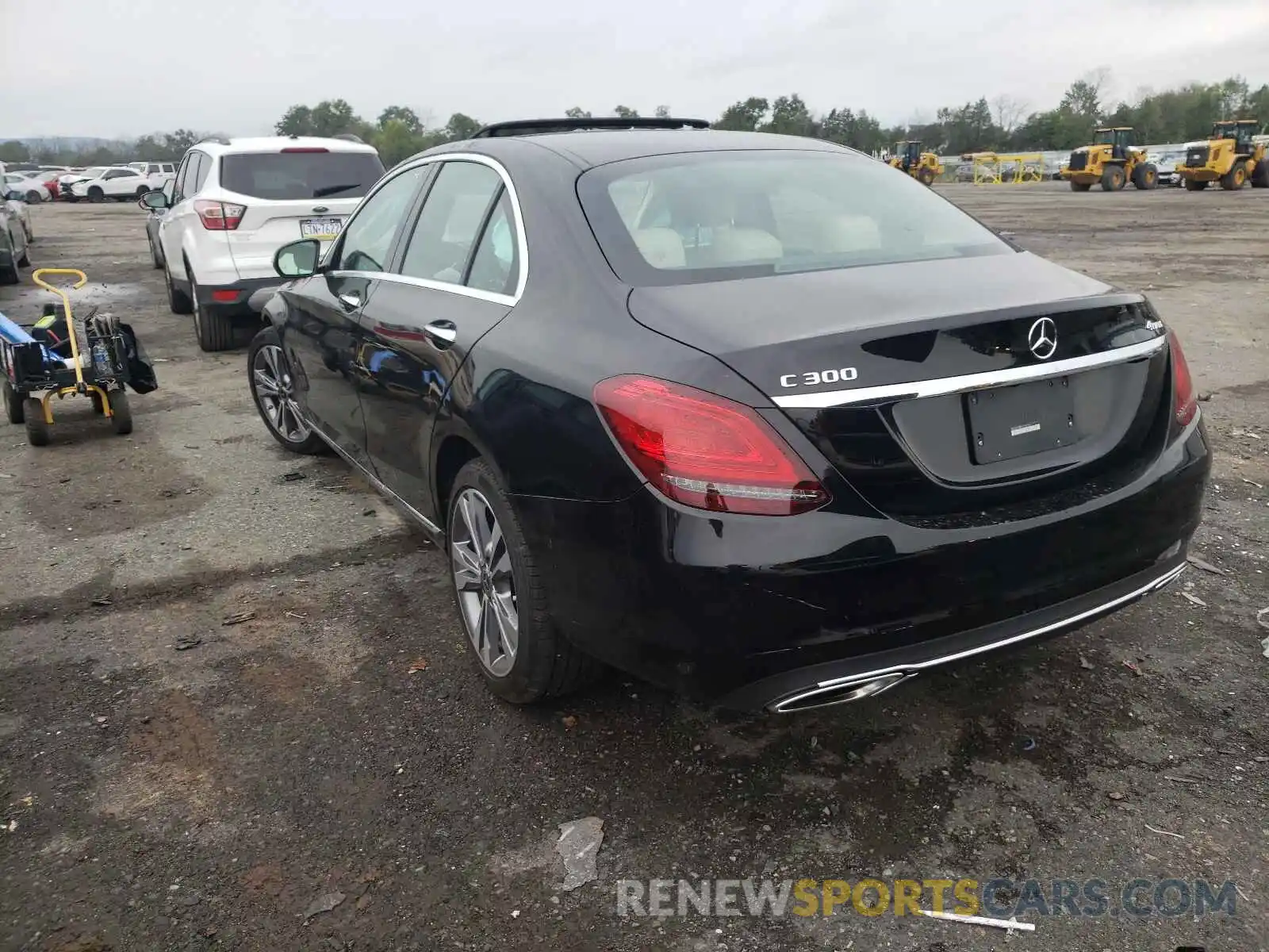 3 Photograph of a damaged car WDDWF8EB8LR555186 MERCEDES-BENZ C-CLASS 2020