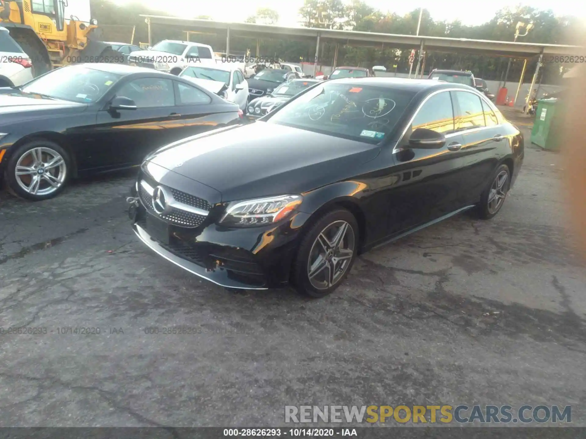 2 Photograph of a damaged car WDDWF8EB8LR561652 MERCEDES-BENZ C-CLASS 2020