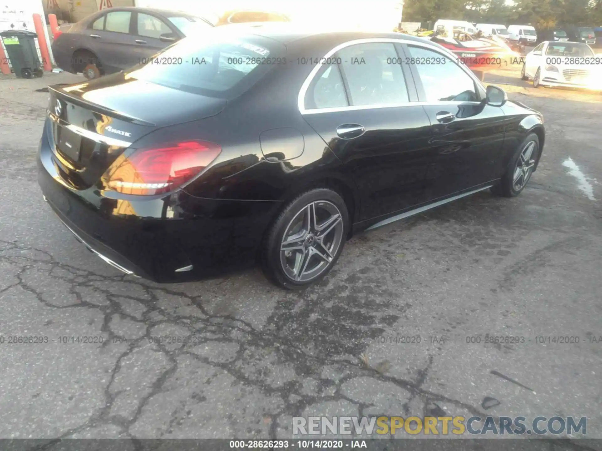 4 Photograph of a damaged car WDDWF8EB8LR561652 MERCEDES-BENZ C-CLASS 2020