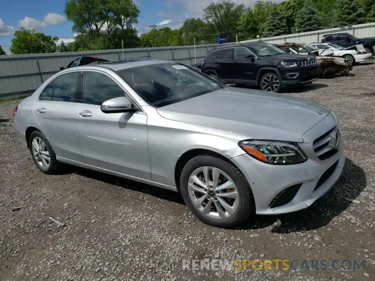 1 Photograph of a damaged car WDDWF8EB9LR525601 MERCEDES-BENZ C-CLASS 2020