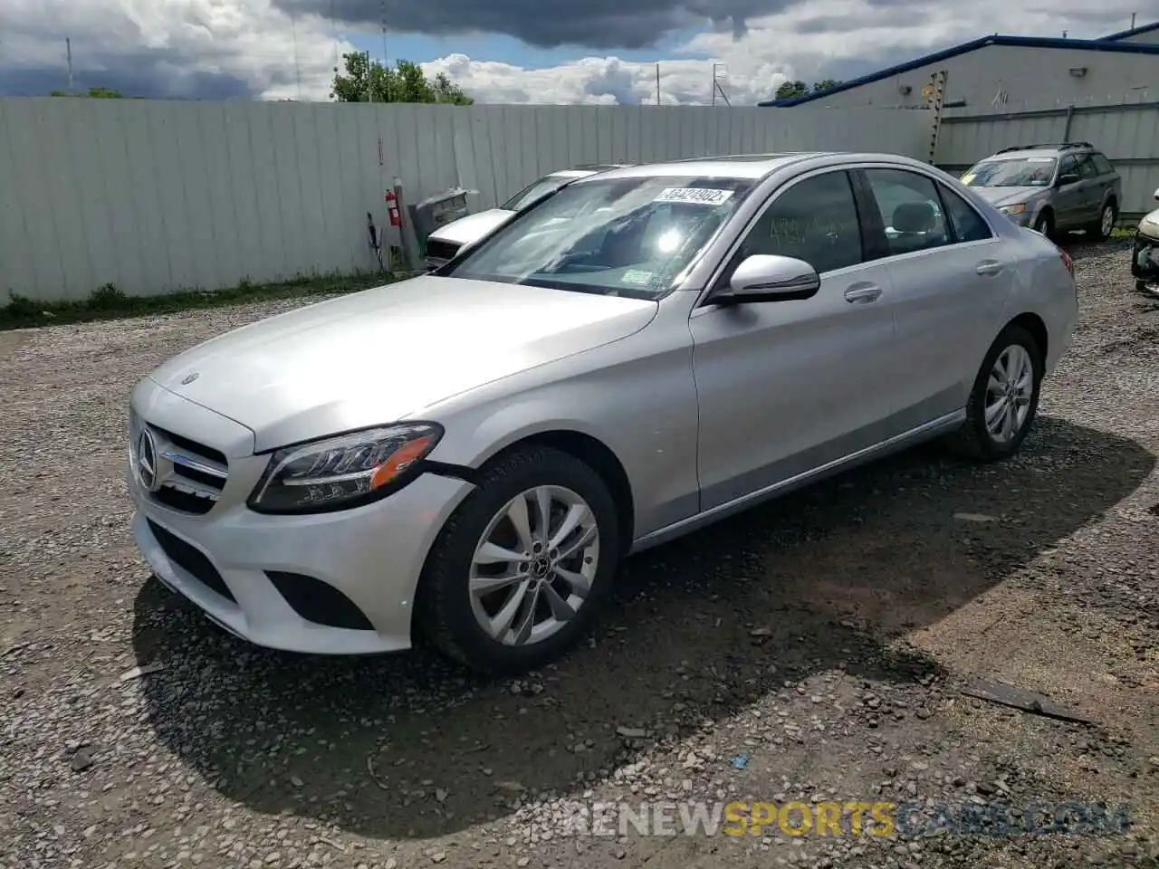 2 Photograph of a damaged car WDDWF8EB9LR525601 MERCEDES-BENZ C-CLASS 2020