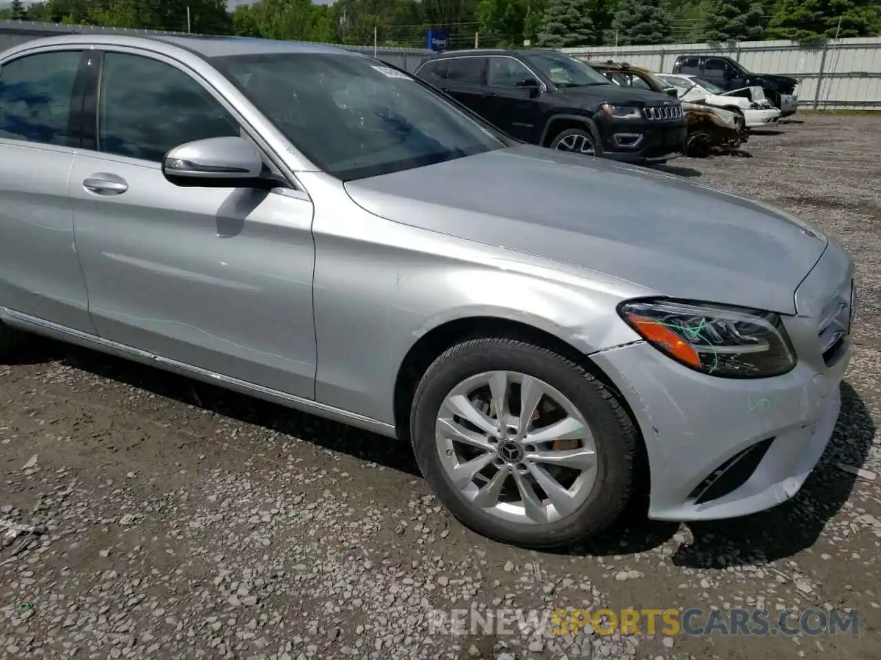 9 Photograph of a damaged car WDDWF8EB9LR525601 MERCEDES-BENZ C-CLASS 2020