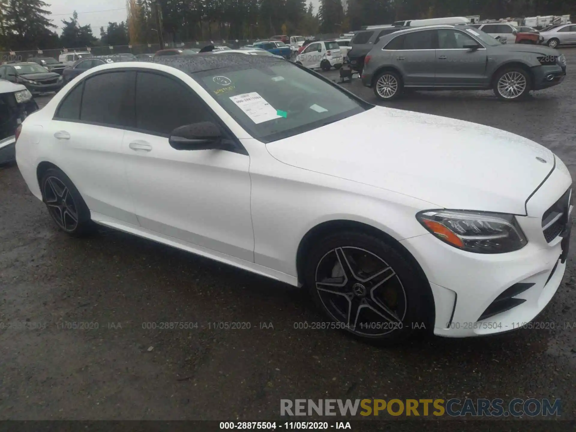 1 Photograph of a damaged car WDDWF8EB9LR527543 MERCEDES-BENZ C-CLASS 2020