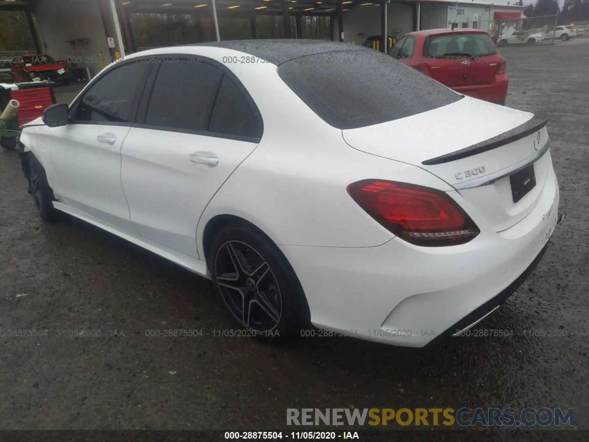 3 Photograph of a damaged car WDDWF8EB9LR527543 MERCEDES-BENZ C-CLASS 2020