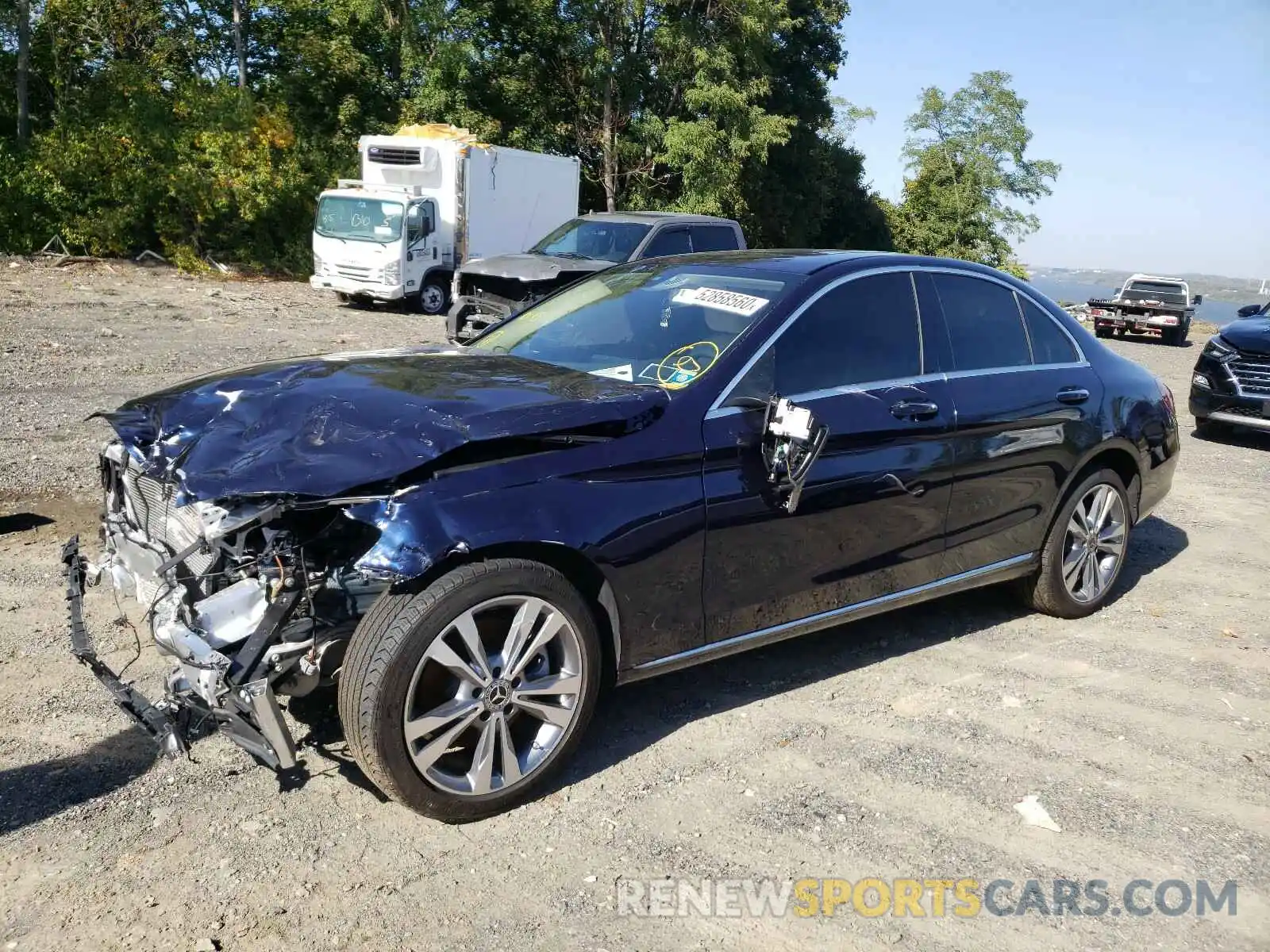 2 Photograph of a damaged car WDDWF8EB9LR541510 MERCEDES-BENZ C CLASS 2020