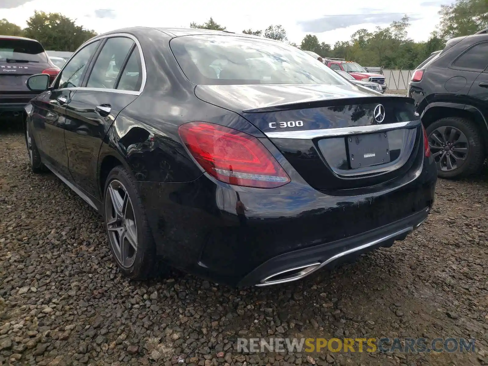 3 Photograph of a damaged car WDDWF8EB9LR541992 MERCEDES-BENZ C-CLASS 2020