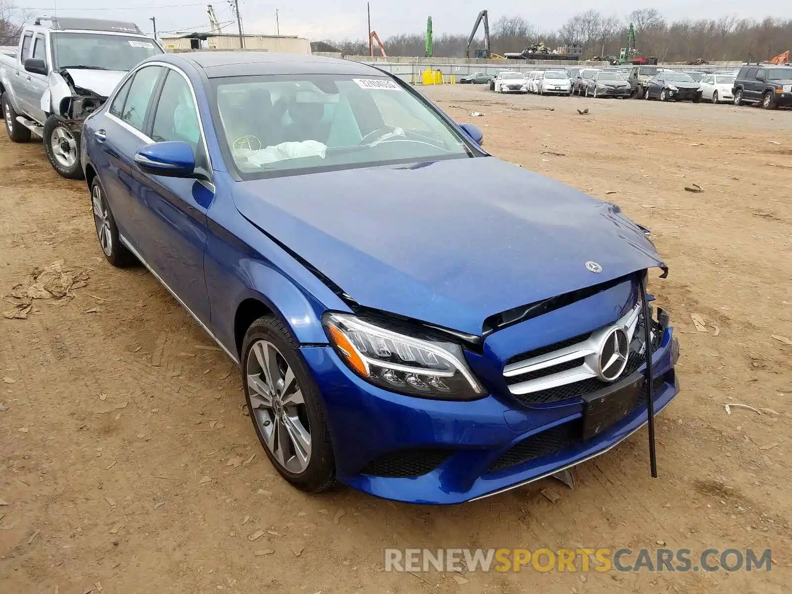 1 Photograph of a damaged car WDDWF8EB9LR544360 MERCEDES-BENZ C CLASS 2020