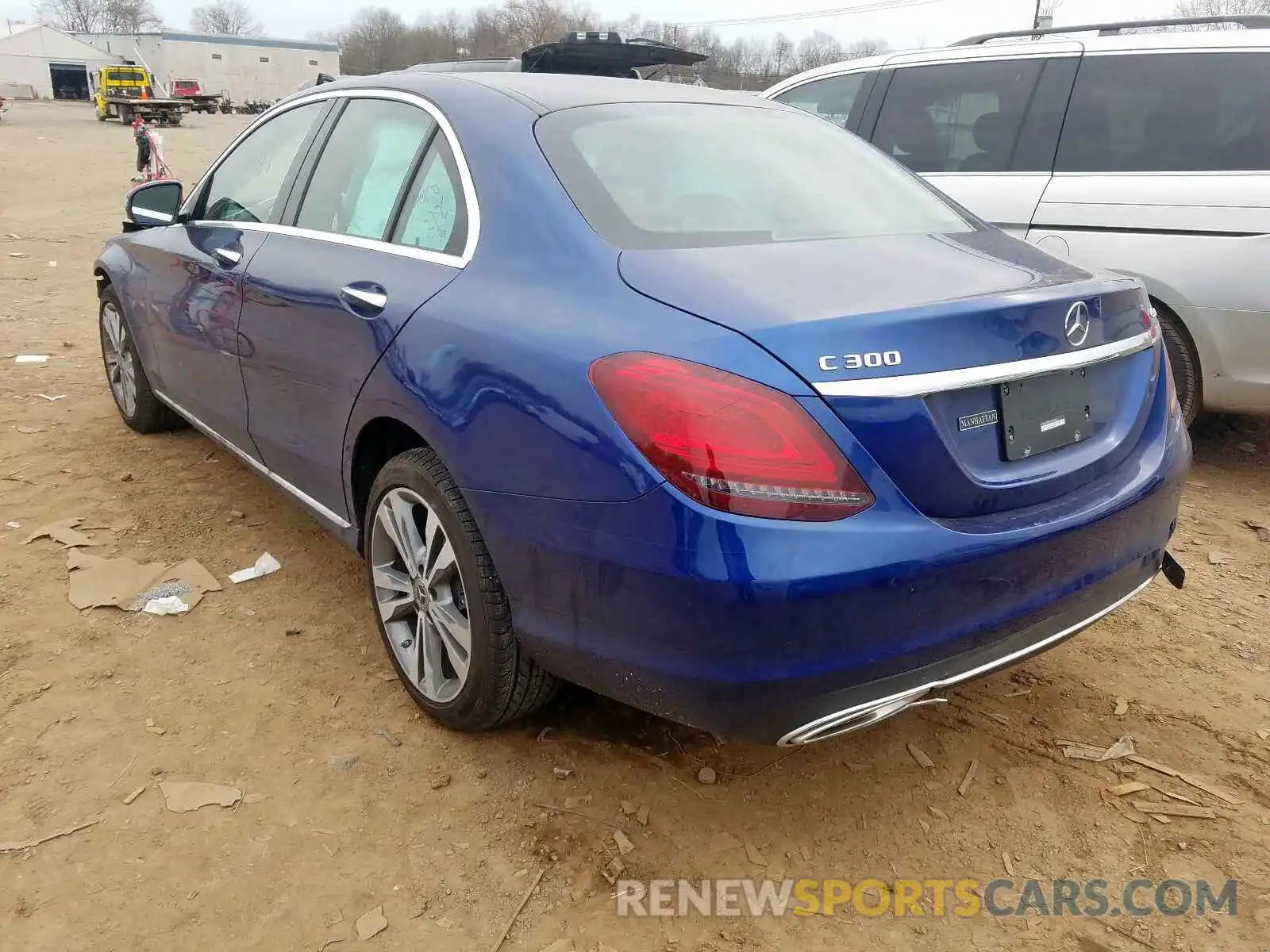 3 Photograph of a damaged car WDDWF8EB9LR544360 MERCEDES-BENZ C CLASS 2020