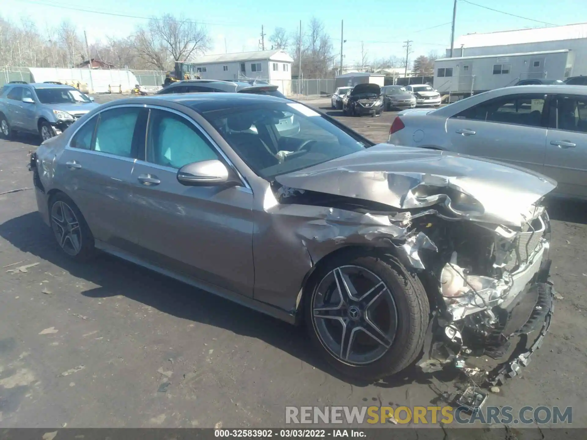 1 Photograph of a damaged car WDDWF8EB9LR549915 MERCEDES-BENZ C-CLASS 2020