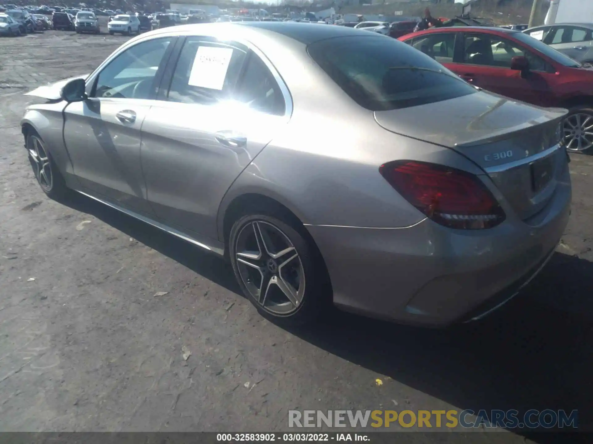 3 Photograph of a damaged car WDDWF8EB9LR549915 MERCEDES-BENZ C-CLASS 2020