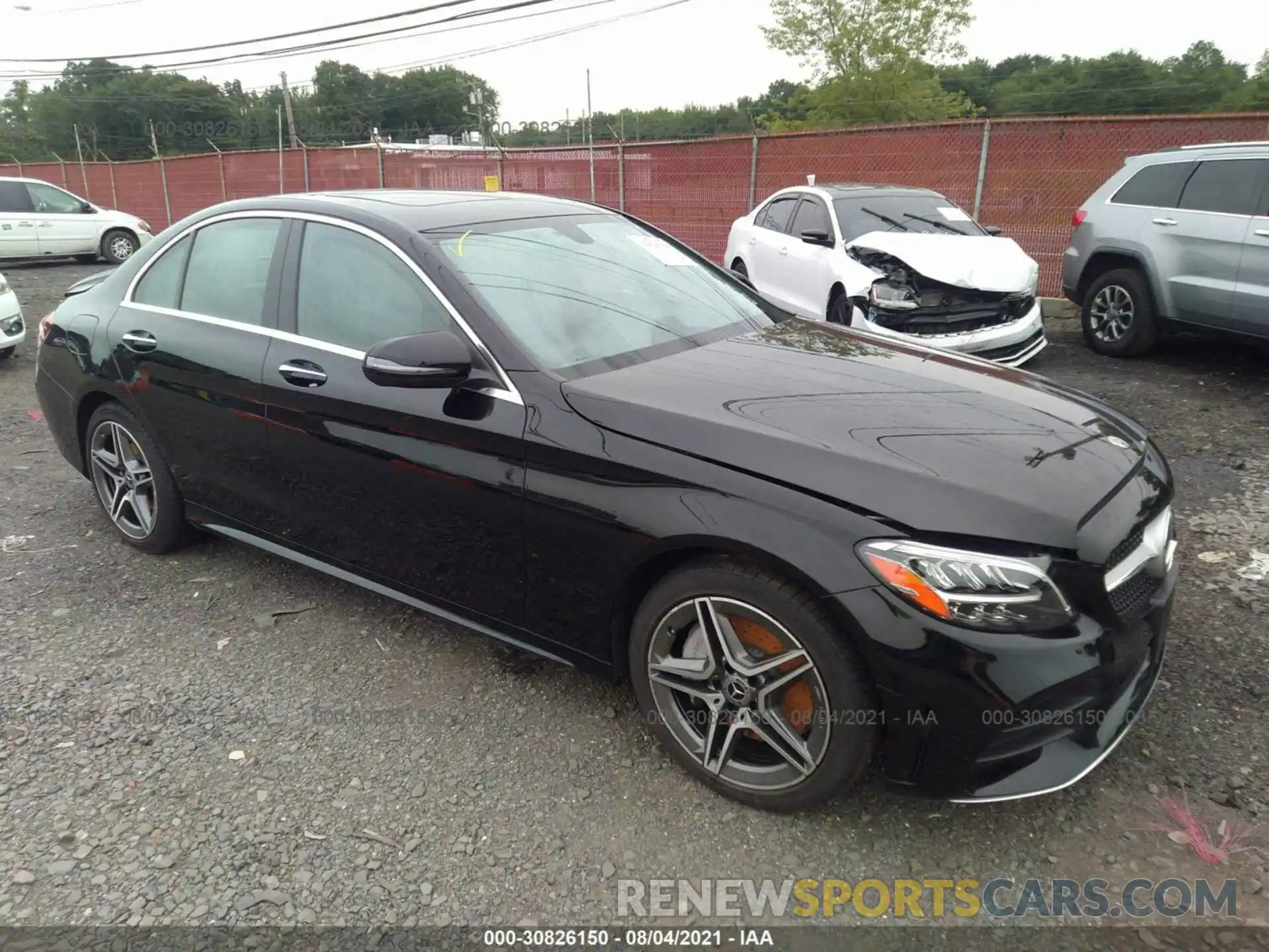 1 Photograph of a damaged car WDDWF8EB9LR550658 MERCEDES-BENZ C-CLASS 2020