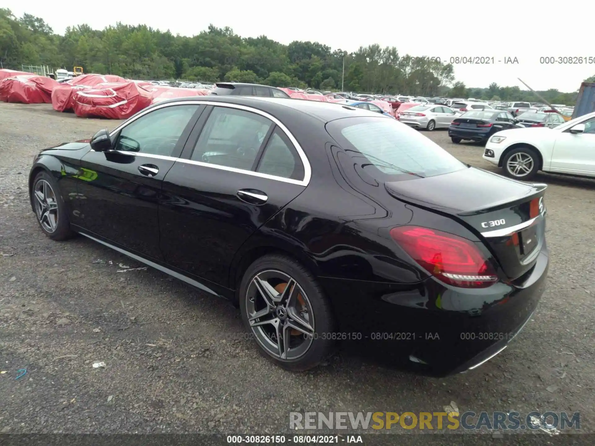 3 Photograph of a damaged car WDDWF8EB9LR550658 MERCEDES-BENZ C-CLASS 2020