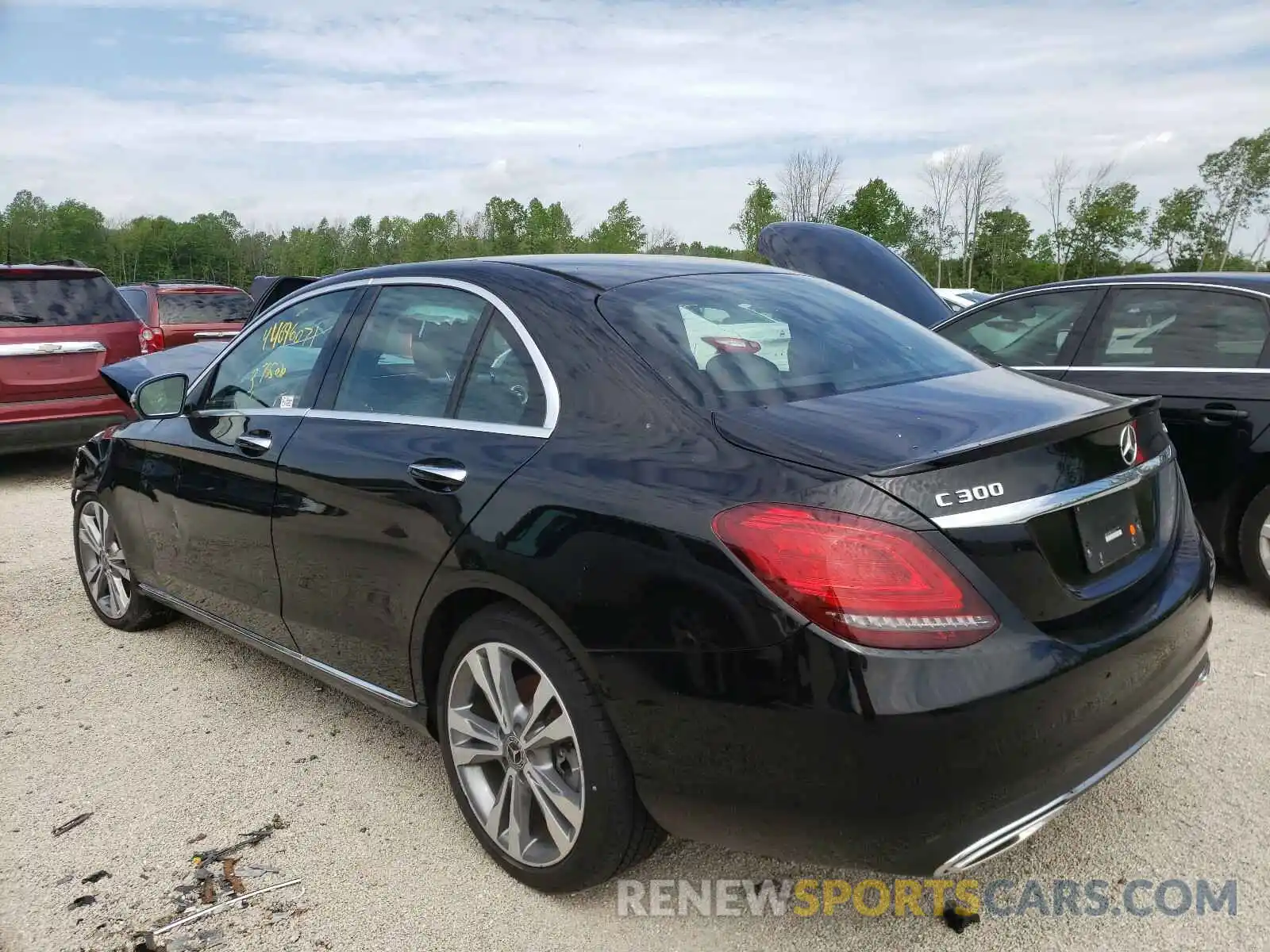 3 Photograph of a damaged car WDDWF8EB9LR556203 MERCEDES-BENZ C-CLASS 2020