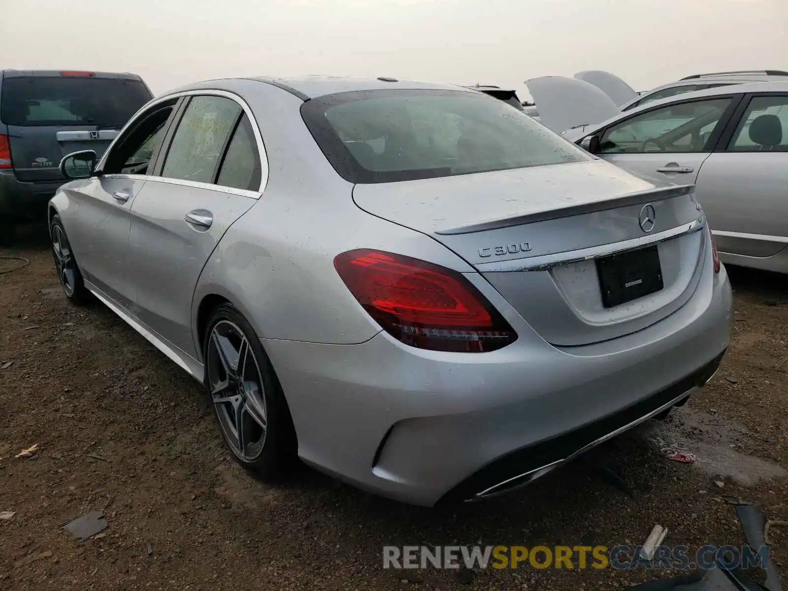 3 Photograph of a damaged car WDDWF8EB9LR559652 MERCEDES-BENZ C-CLASS 2020