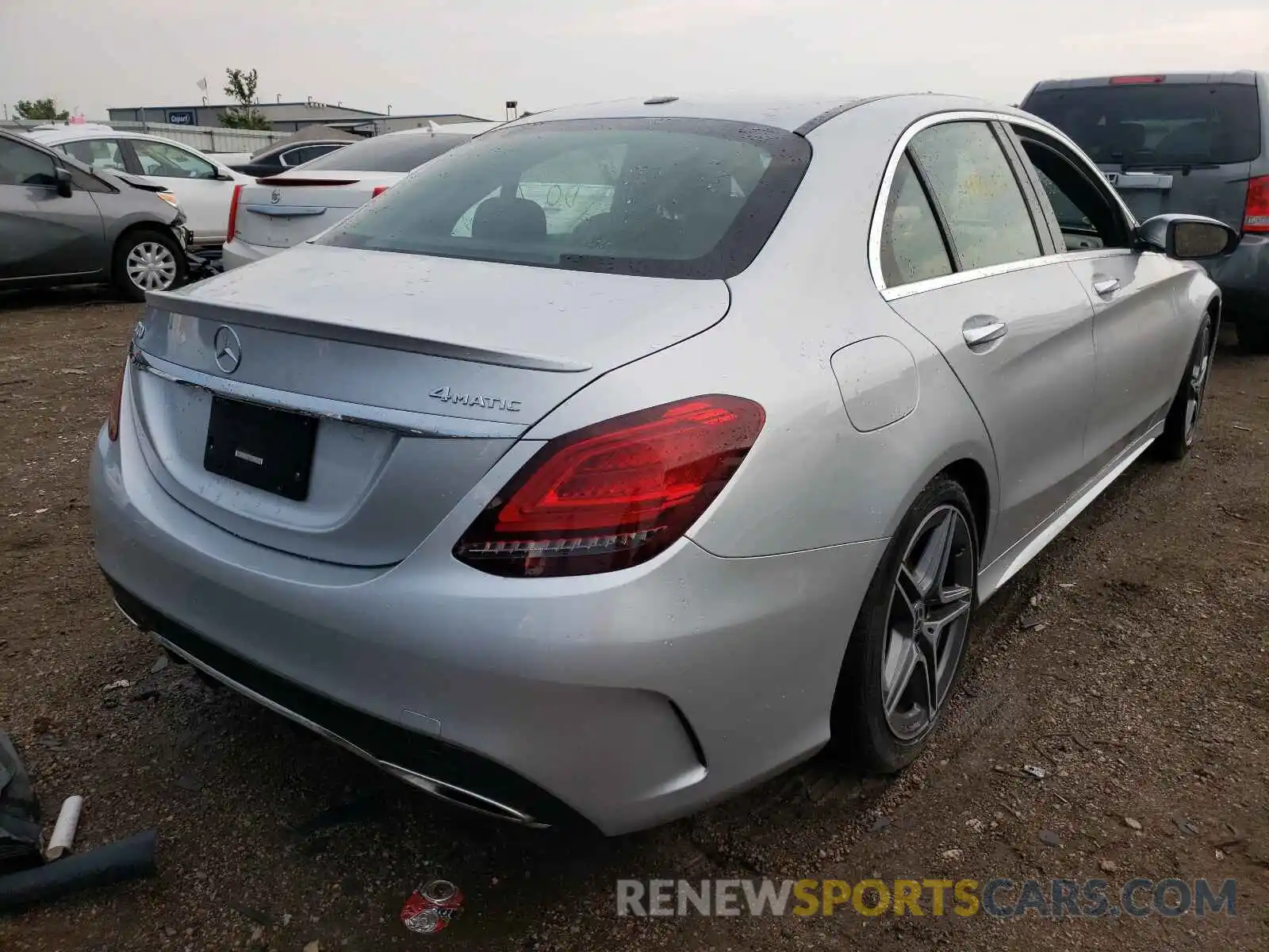 4 Photograph of a damaged car WDDWF8EB9LR559652 MERCEDES-BENZ C-CLASS 2020