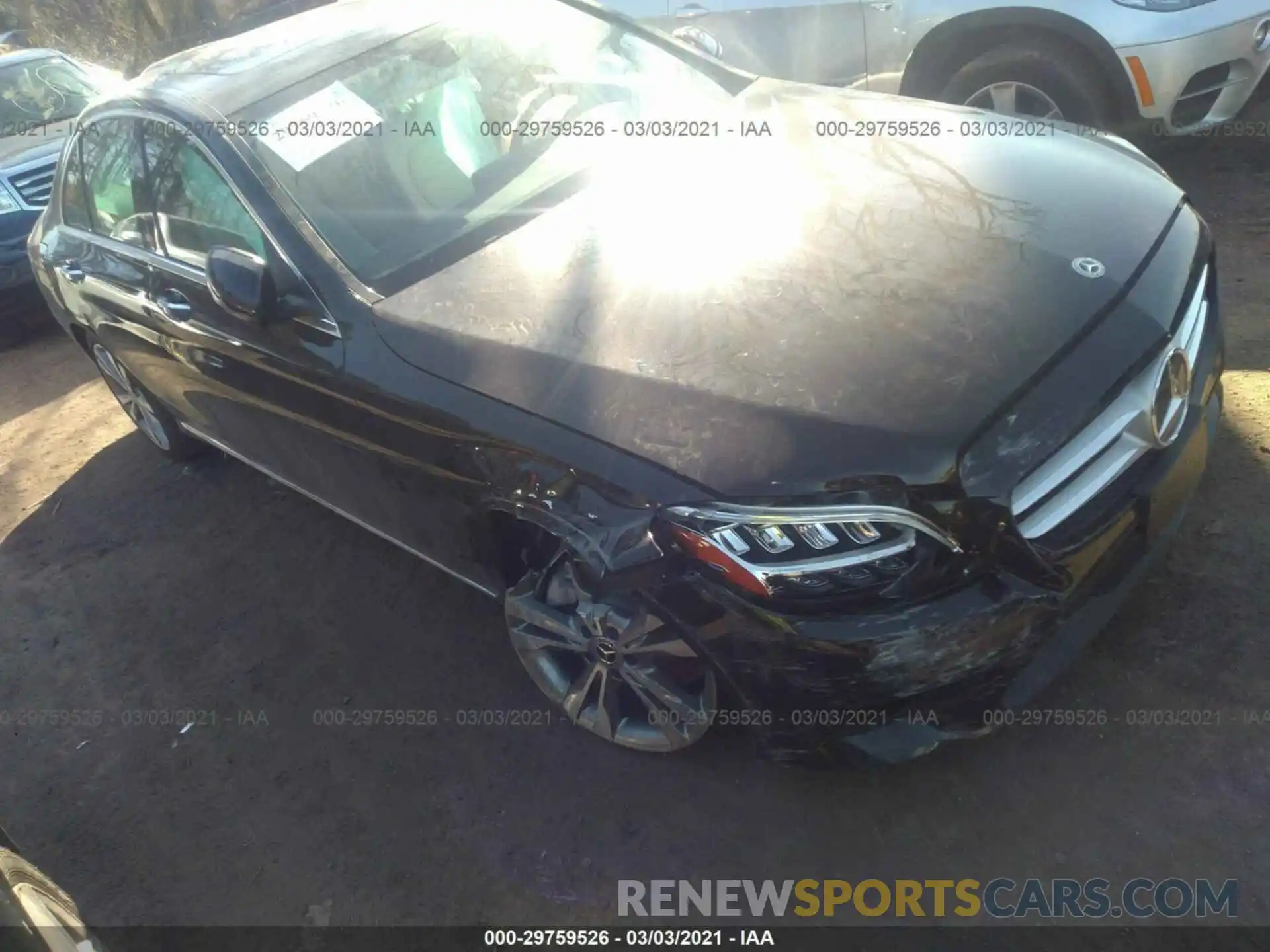 1 Photograph of a damaged car WDDWF8EBXLR533867 MERCEDES-BENZ C-CLASS 2020